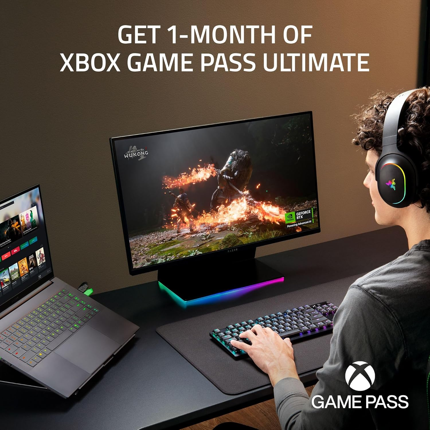 Razer Blade 14 - Ultra-Portable 14-Inch Gaming Laptop with 14" 3K 120Hz OLED Display, AMD Ryzen AI 9 365 Processor, 32GB LPDDR5X Ram, NVIDIA Geforcertx 5070 GPU, 1TB SSD image number 4