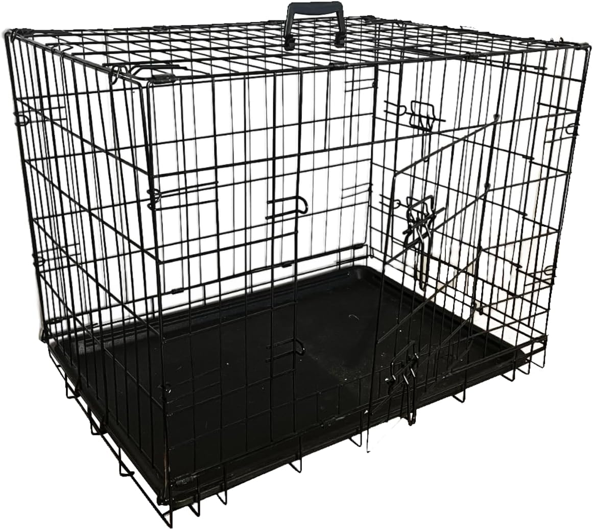 Salesbay 24Inch Collapsible Pet Dog Cage Metal Kennel Portable Cat Rabbit House image number 5
