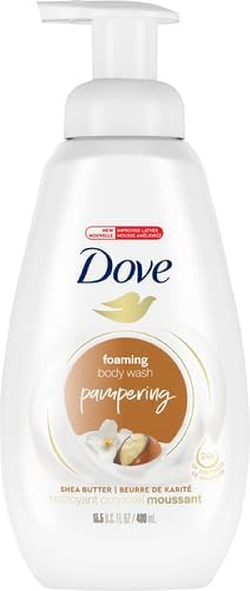 Dove Shower Foam Foaming Body Wash 13.5 Ounce image number 4