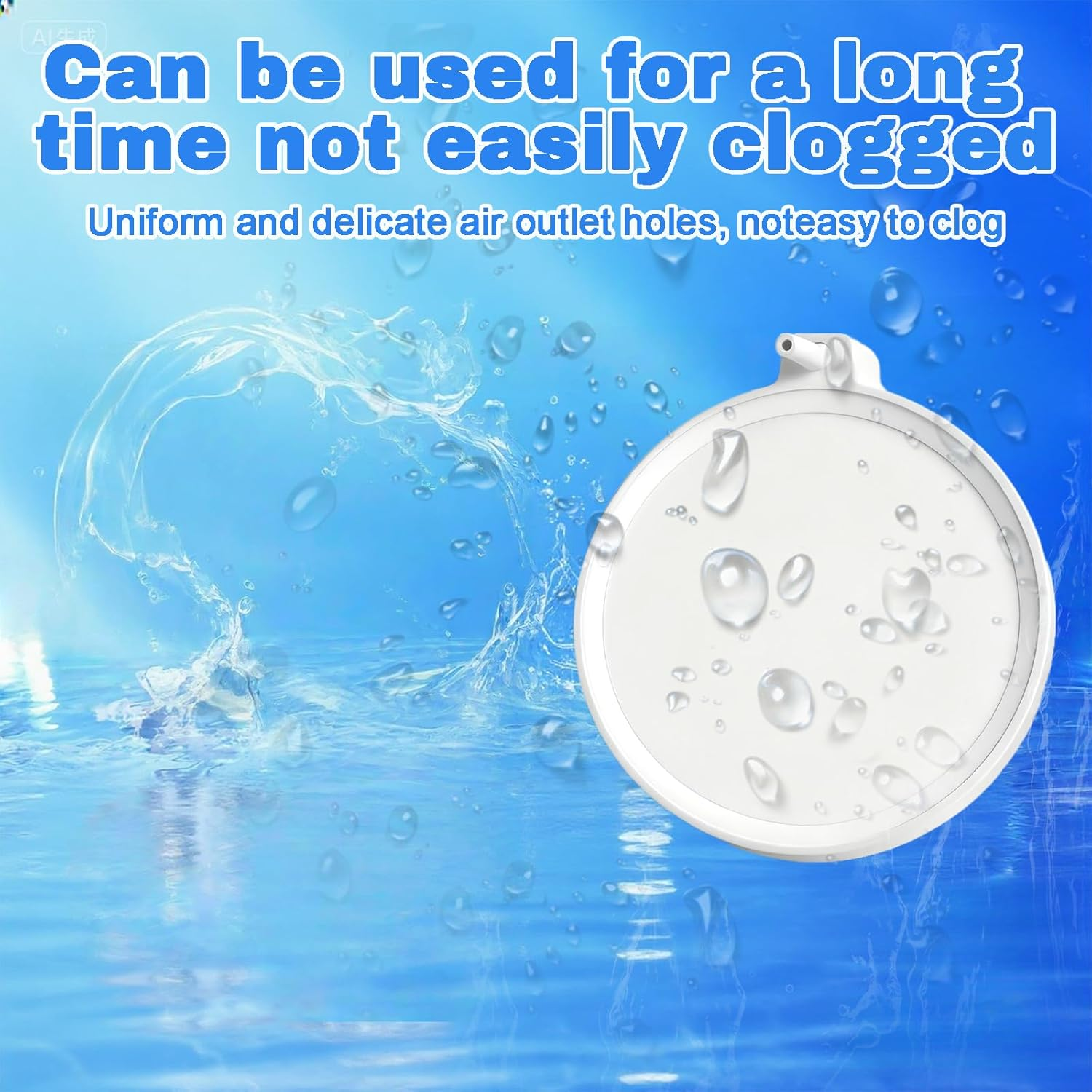 50Mm Air Stone Bubble Diffuser, Nano Air Stone for Aquarium Fish Tank, Fine Tiny Bubbles Maker for Pond, Aquarium and Hydroponics image number 3