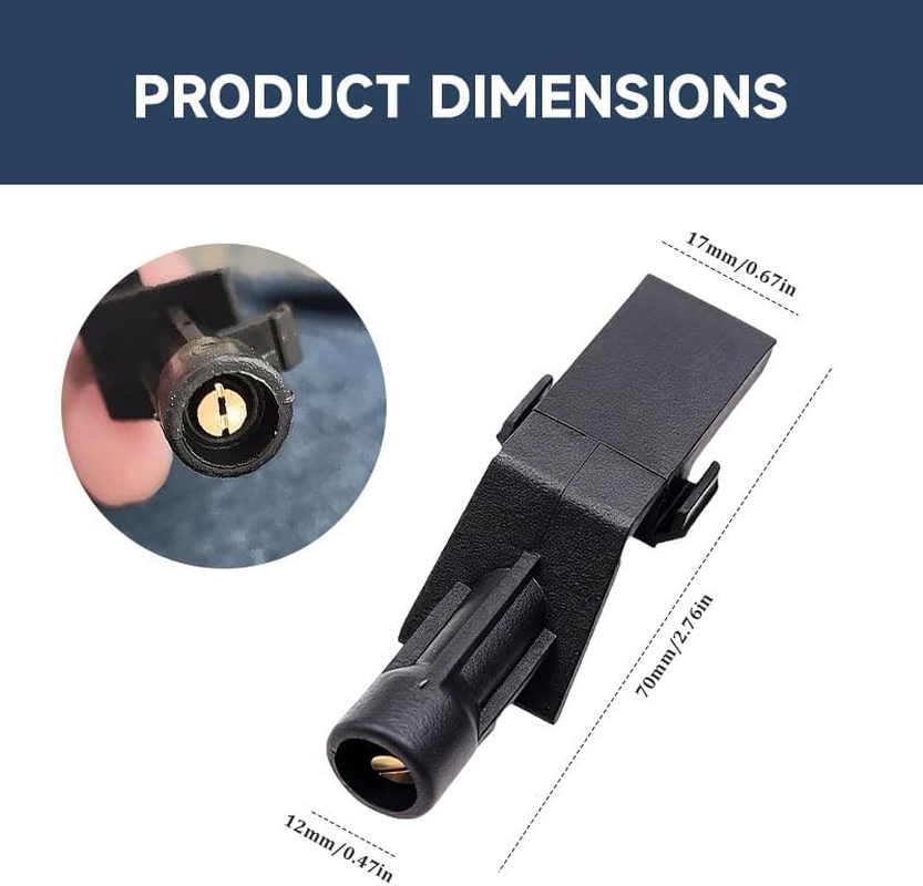 2PCS Front Windshield Wiper Washer Nozzles, Replacement Jet Sprayers for Honda Civic 2017-2021, Compatible with OE# 76810-TGG-E01