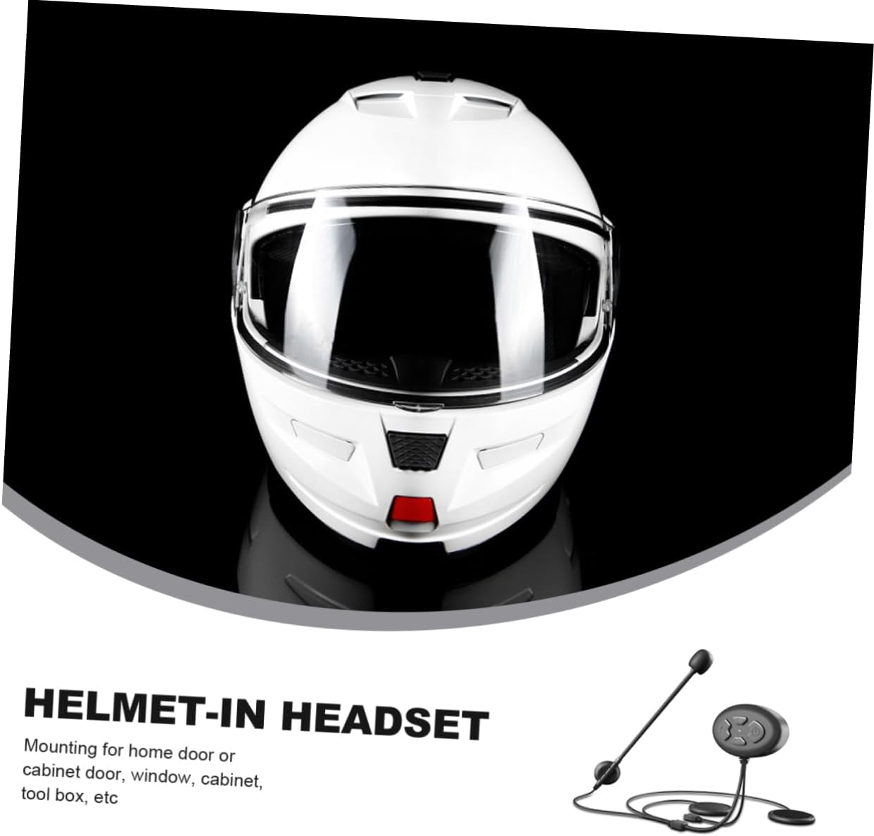 Jojofuny Dk11 Motorcycle Helmet Headset Wireless Earphone Ip54 Waterproof Riding Headset Compatible Outdoor Motorbike Riding image number 4