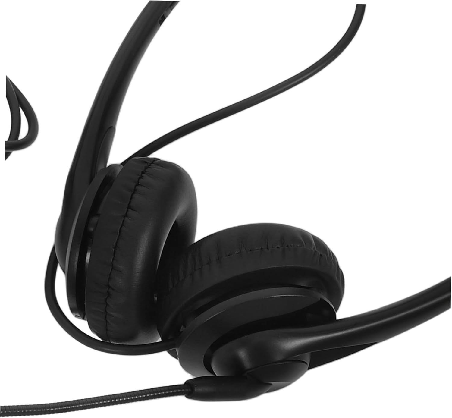 ASAKKURA Noise Cancelling Headset Wired with Microphone for Office and Computer Use Over-Ear Design Wire Control Headphone Suitable for Call Center and Online Teaching image number 5