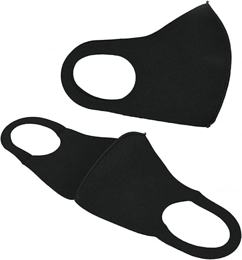 10 Pack Face Mask, anti Dust Mouth Mask, Unisex Anti-Pollution Facemask, Reusable & Washable Masks for Running, Cycling, Skiing Motorbikes, Outdoor Activities (Black) image number 3