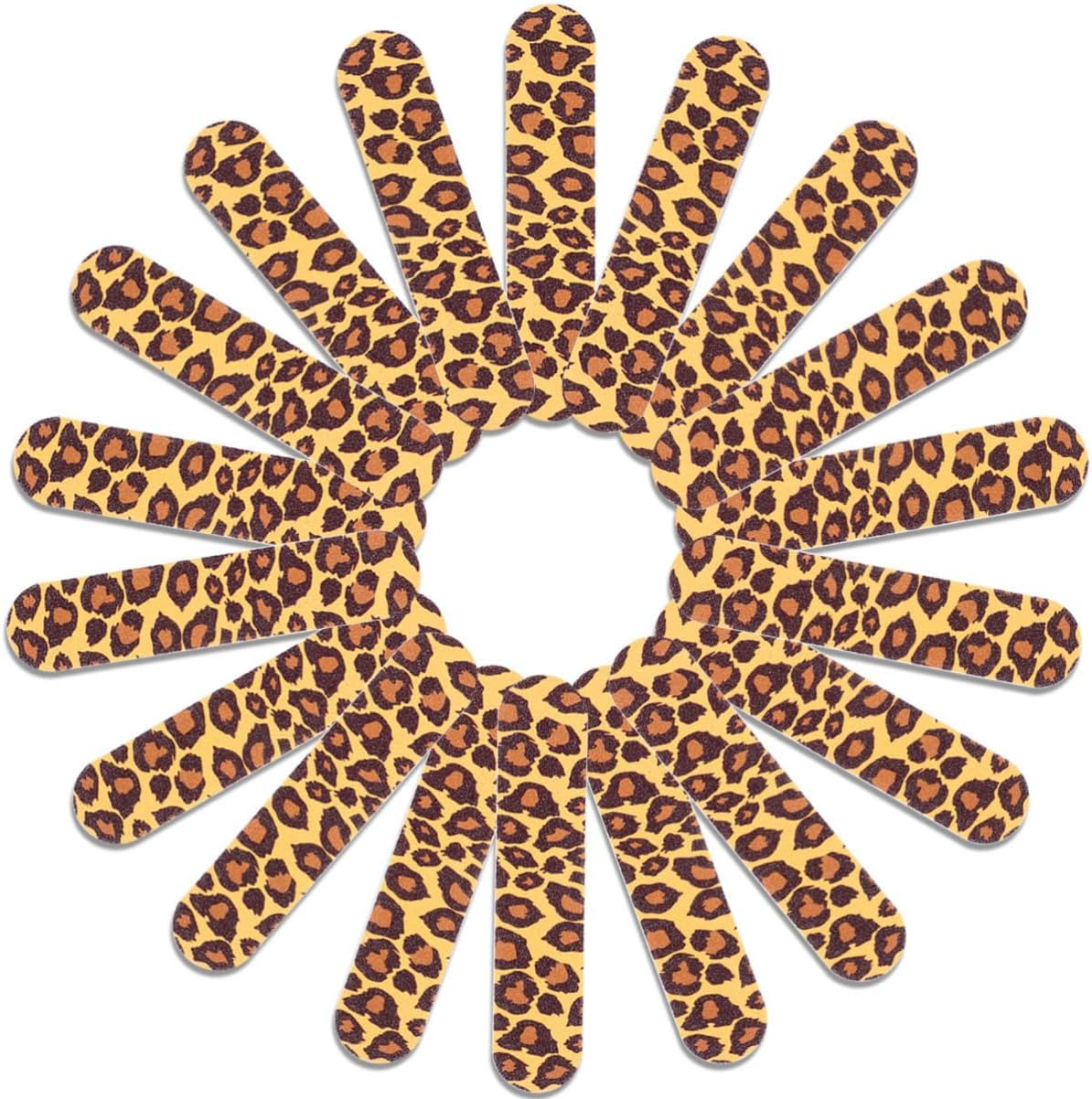 Healvian 100Pcs Bulk Nail Files Manicure Tools Nail Tech Supplies for Women Random Color