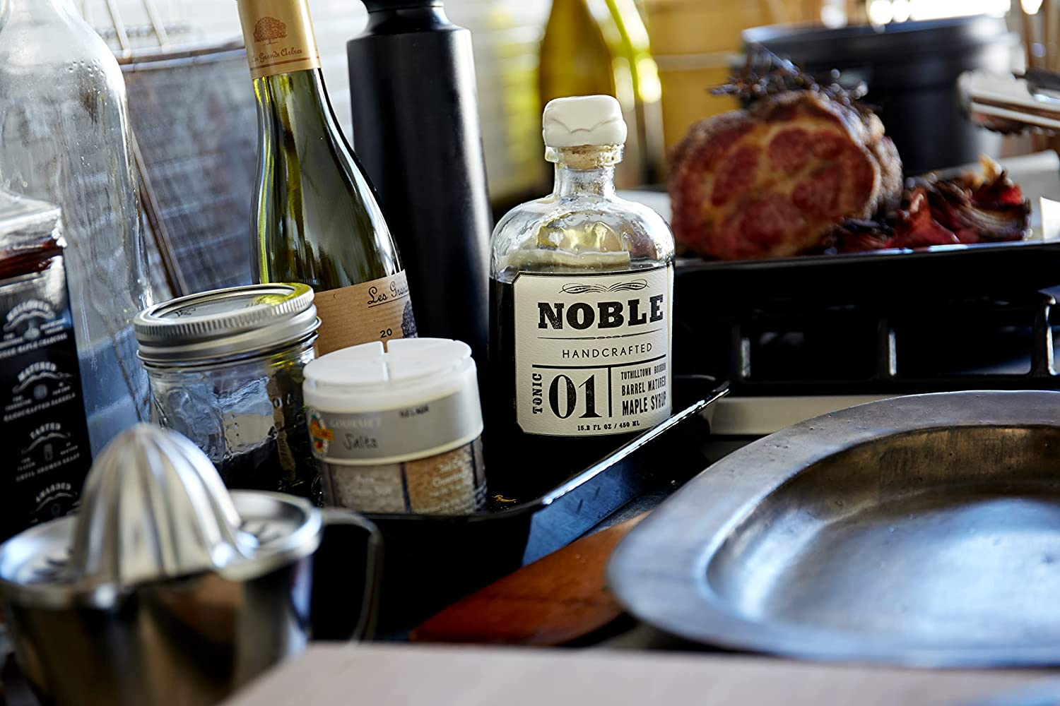 Noble Handcrafted Tonic 01 Tuthilltown Bourbon Barrel Matured Maple Syrup, 450 Ml image number 4