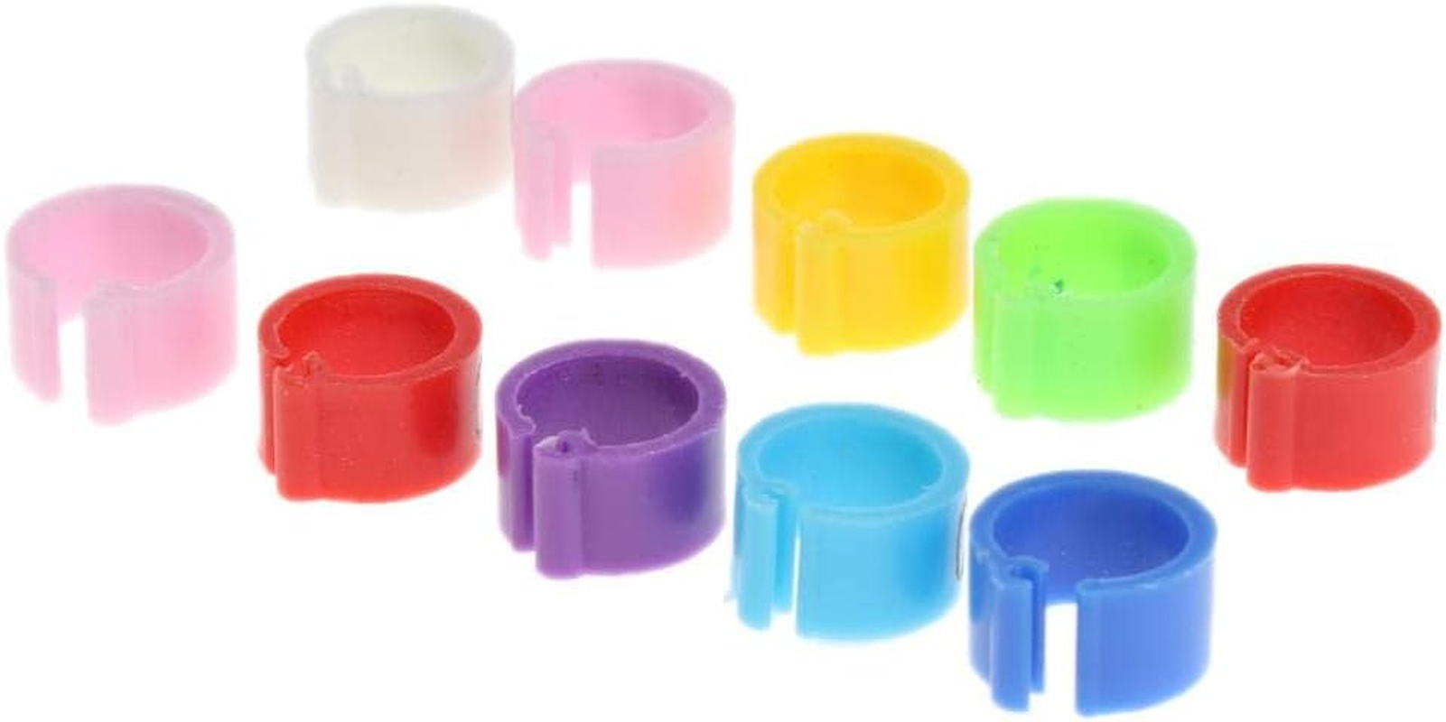 Fenteer 50 Pcs Parrot Bands, Parrot Electronic Foot Bands Tag Training S image number 6