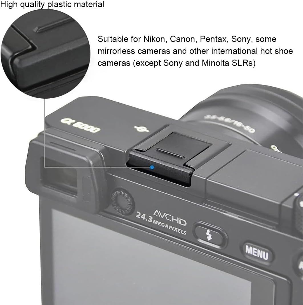 4-Piece Hot Shoe Cap, BS-1 Protective Cap, Hot Shoe Protective Cap, Hot Shoe Cap for Nikon, Canon, Pentax and More! image number 5