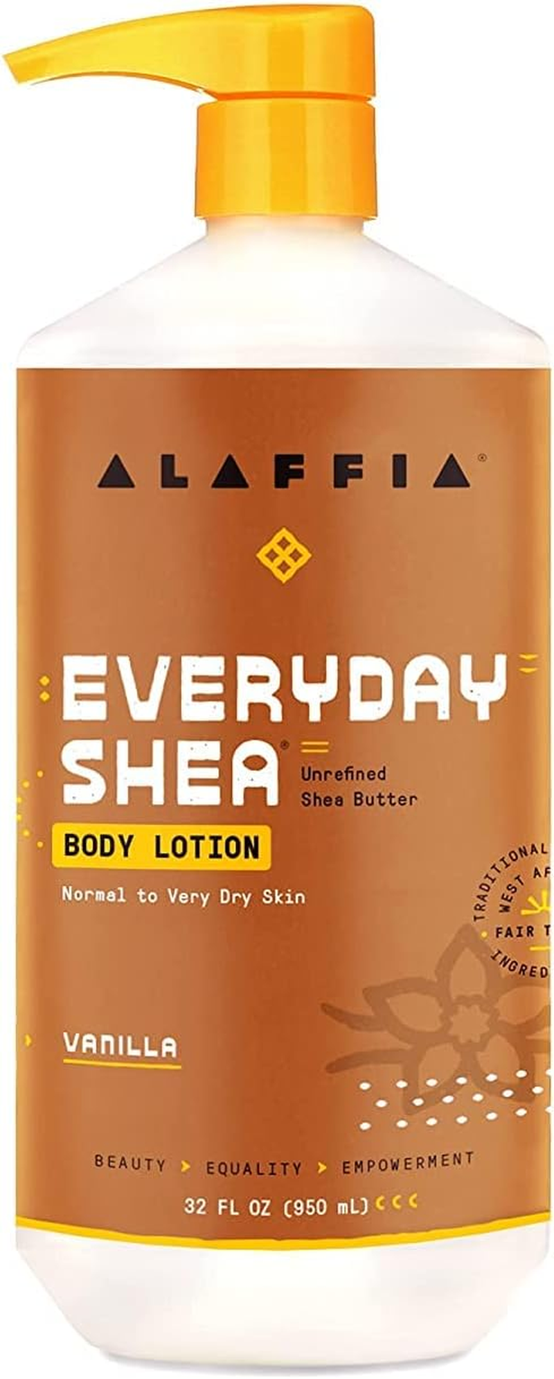 Alaffia Everyday Shea Vanilla Scented Body Lotion 950 Ml image number 5
