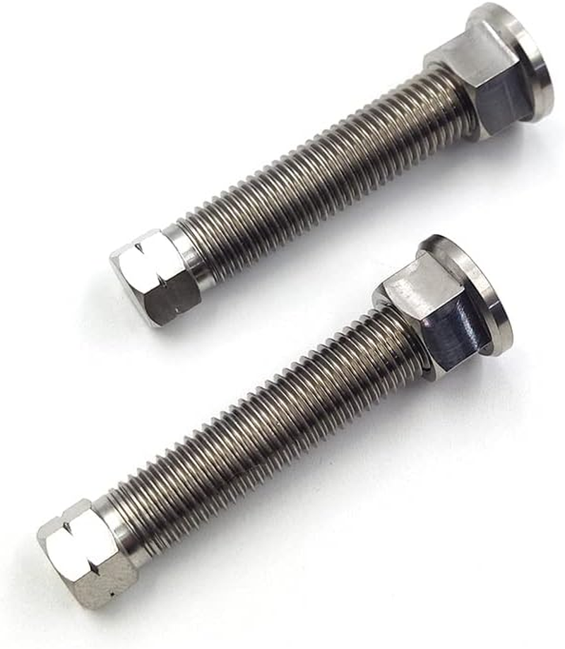 Motorcycle Titanium Alloy Chain Adjuster Bolt 1 Pair M8*1.25 Motocross for CRF WRF YZF KXF RMZ Dirt Bike (M8 Natual) image number 5
