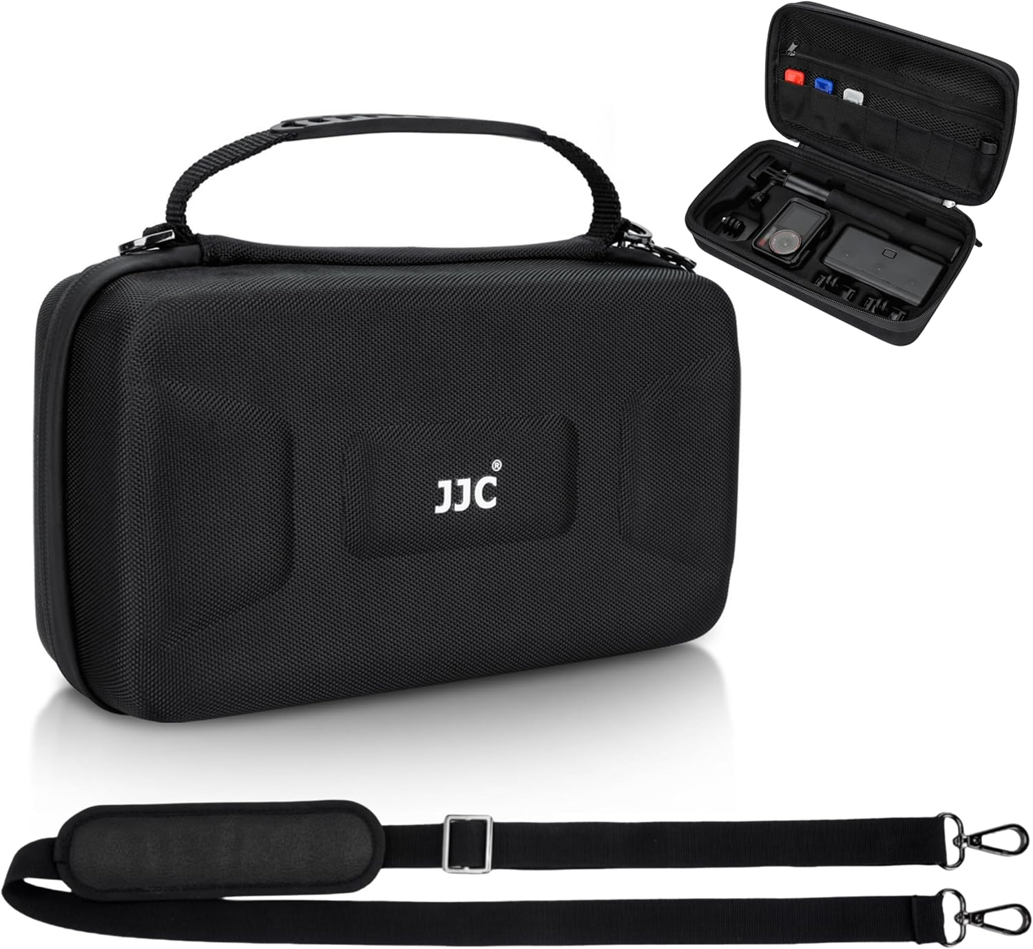 Hard Shell Osmo Action 5 Pro Case,Portable EVA Carrying Case Shoulder Bag for DJI Osmo Action 5 Pro/Action 4/3 Adventure Combo,Waterproof Action 5 Pro Accessories Protective Storage Case for Travel image number 3