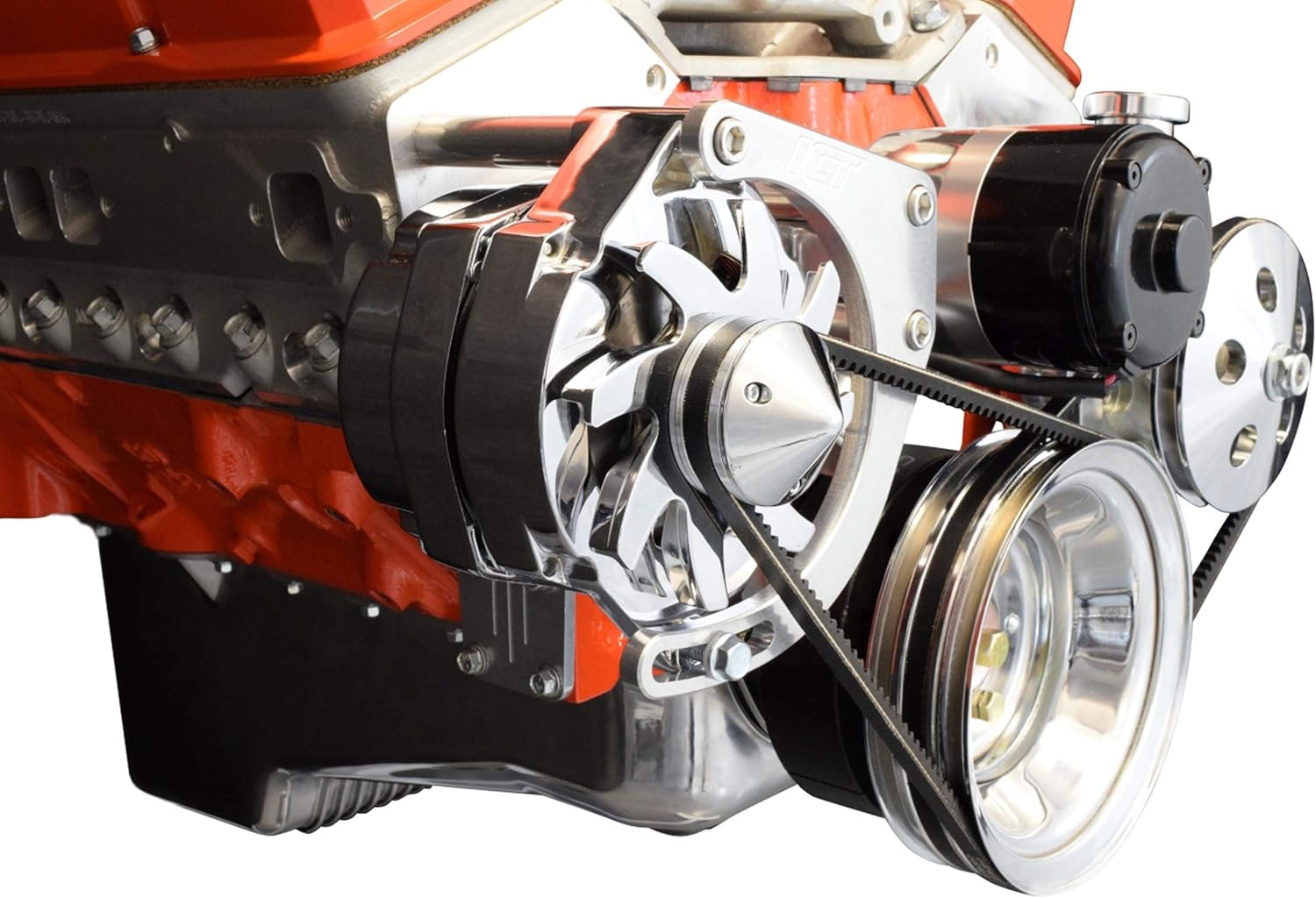 SBC Alternator Bracket Adjustable Electric Water Pump Small Block 350 Chevy Mount Kit 551672E