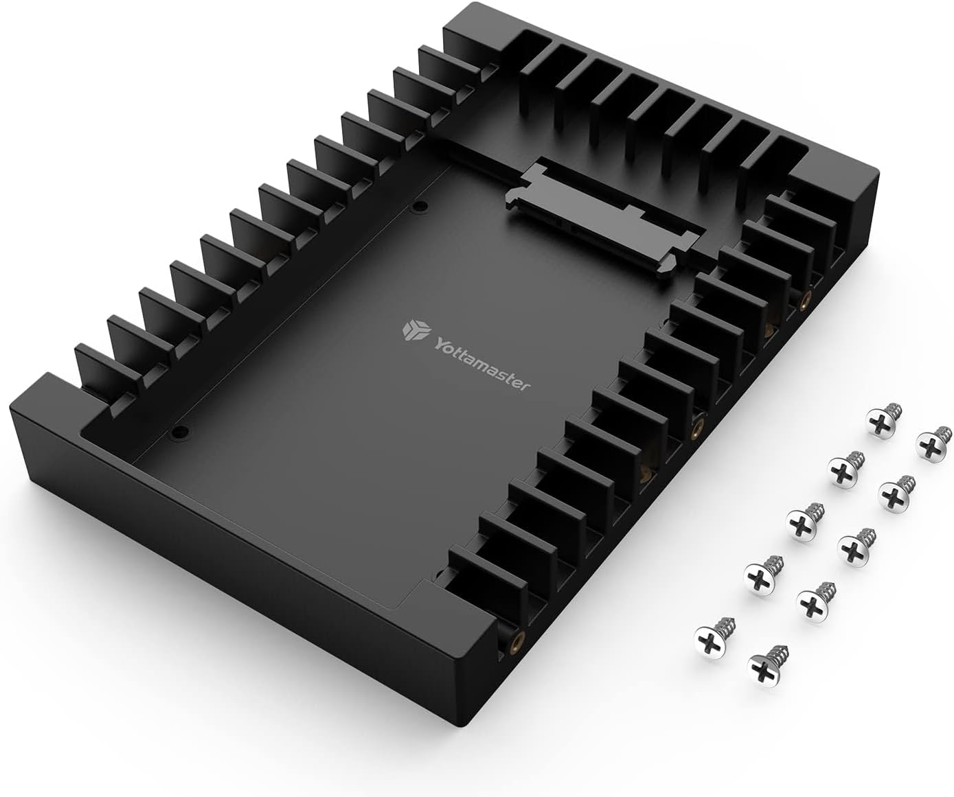 Yottamaster 2.5" to 3.5" Hard Drive Adapter-Abs Hard Drive Mounting Bracket for 7/9.5/12.5/15Mm 2.5" SATA HDD SSD, SATA 3.0 Interface image number 5
