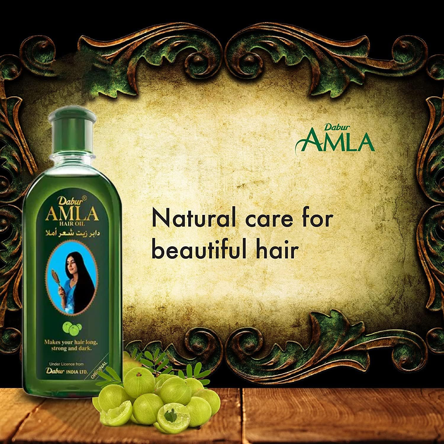 Dabur Amla Hair Oil, 300 Ml image number 2