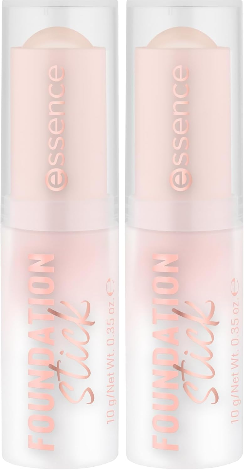 Essence Foundation Stick No. 50, Nude, Nourishing, Covering, Softening, Natural, Vegan, Oil-Free, No Preservatives, Parabens, 10G (Pack of 2) image number 4