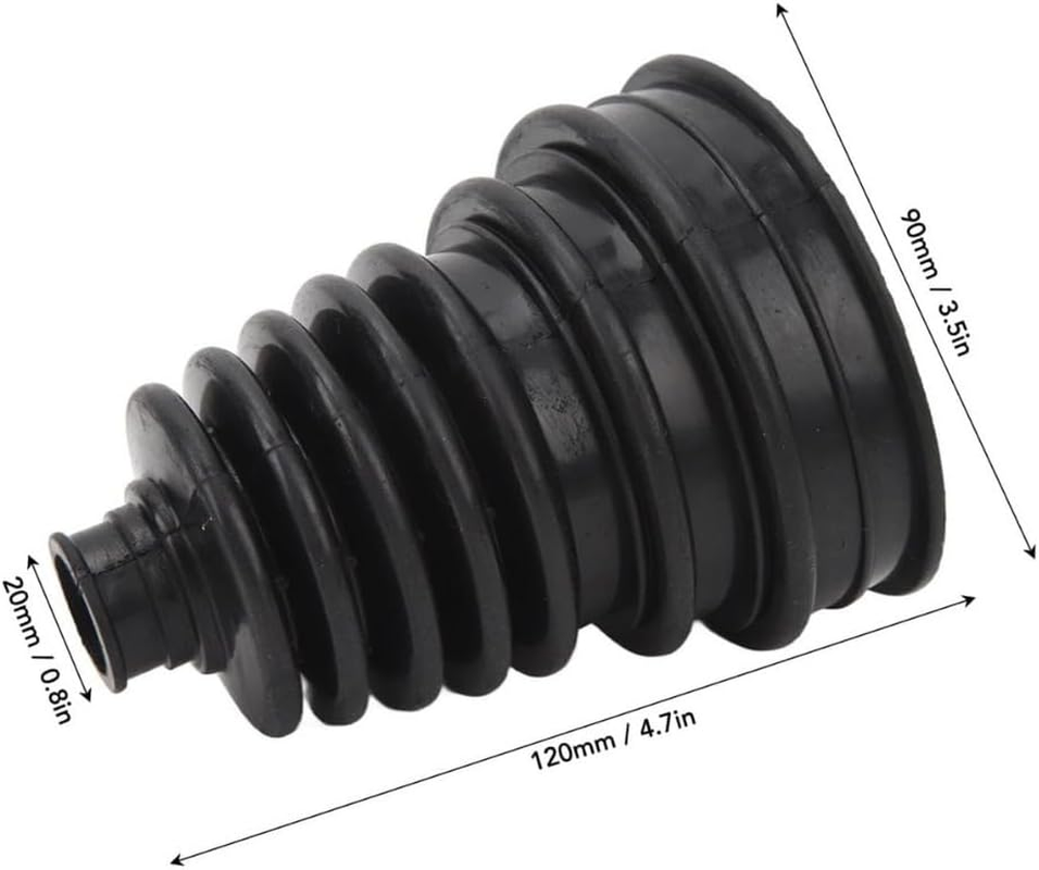 2PCS Universal Highly Flexible CV Boots Set Silicone Constant Velocity Joint Boot Drive Shaft End Cover for Cars