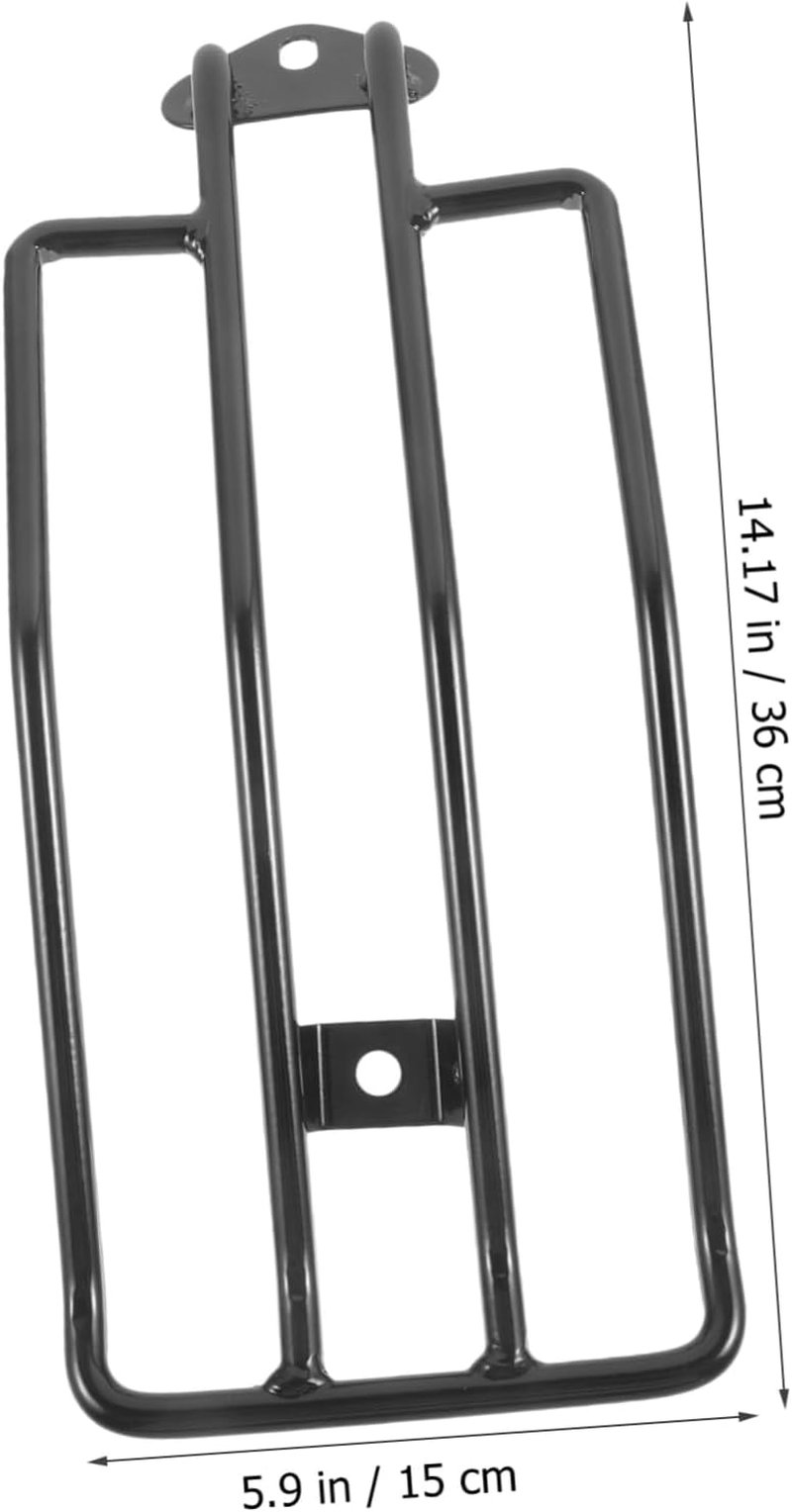 Anneome Metal Motorcycle Luggage Rack for Rear Seat Sturdy Luggage Rack Mount for Long Trips and Motorcycle Accessories image number 3