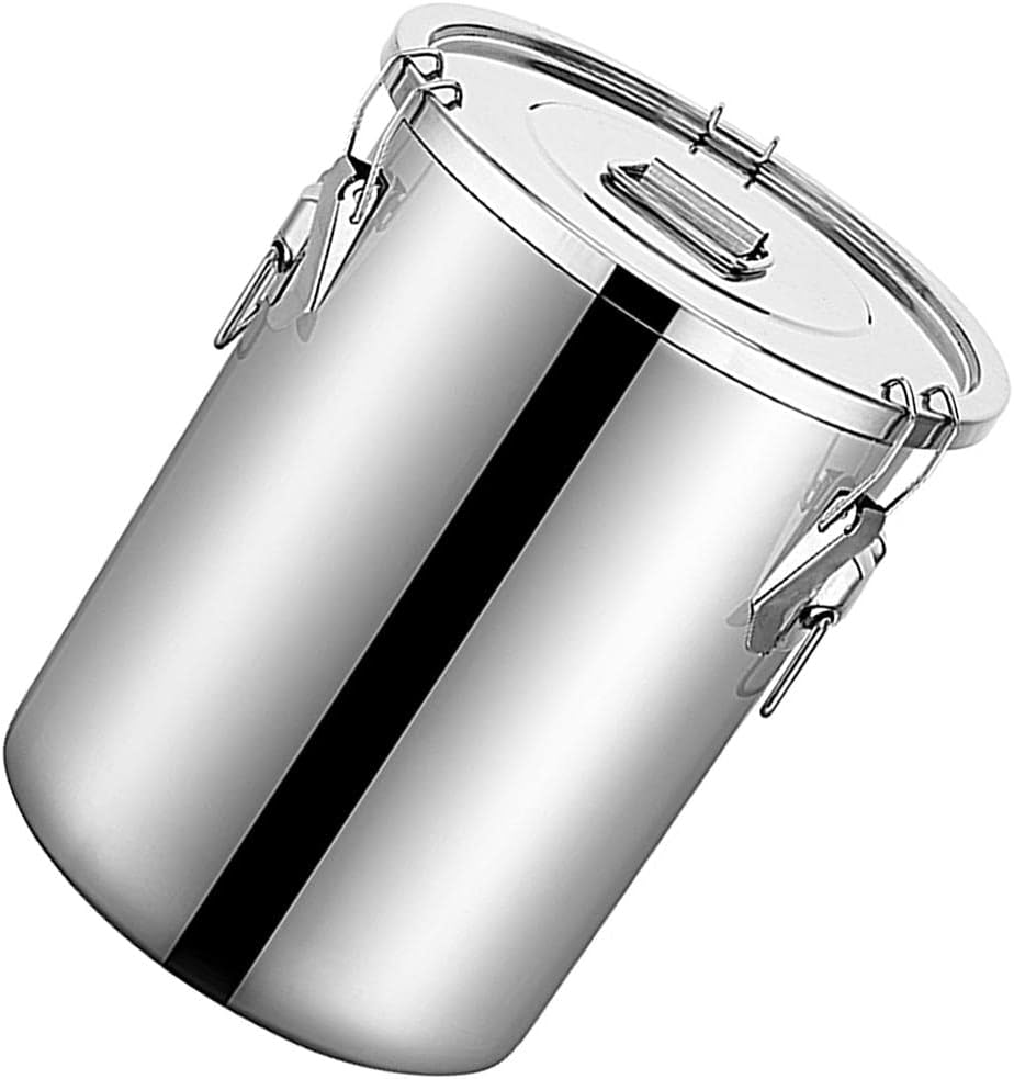 Fenteer for the Kitchen Stainless Steel - Great for Kitchen Counter, Food Storage Container, And, Silver, 9L image number 5