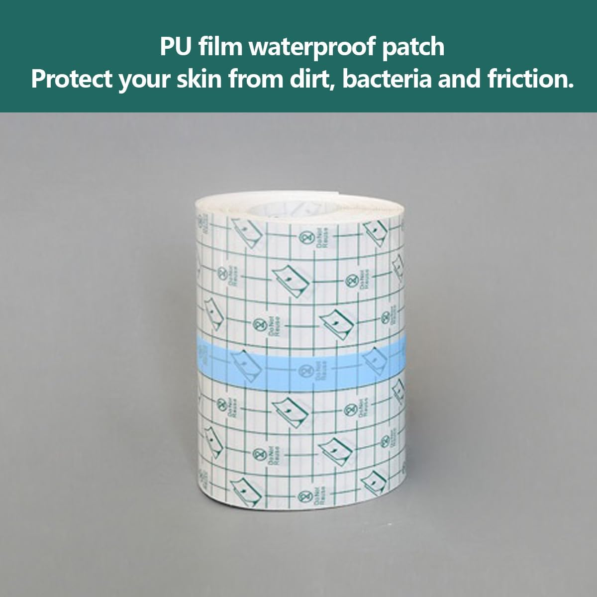 1Pcs 5 M X 15 Cm Tattoo Bandage,Second Skin Tattoo,Waterproof Tattoo Skins,Tattoo Cover Up,Transparent Stretch Adhesive Bandage Tape Retention Dressing Tapes image number 4