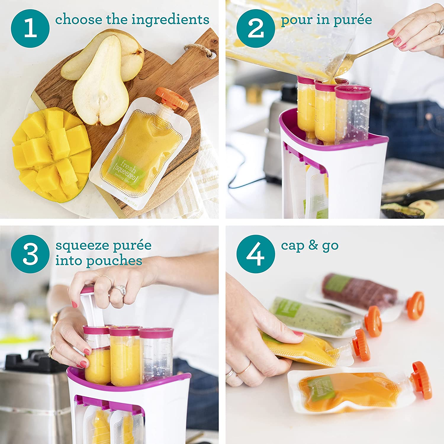 (Squeeze Station) - Infantino Fresh Squeezed Squeeze Station image number 4