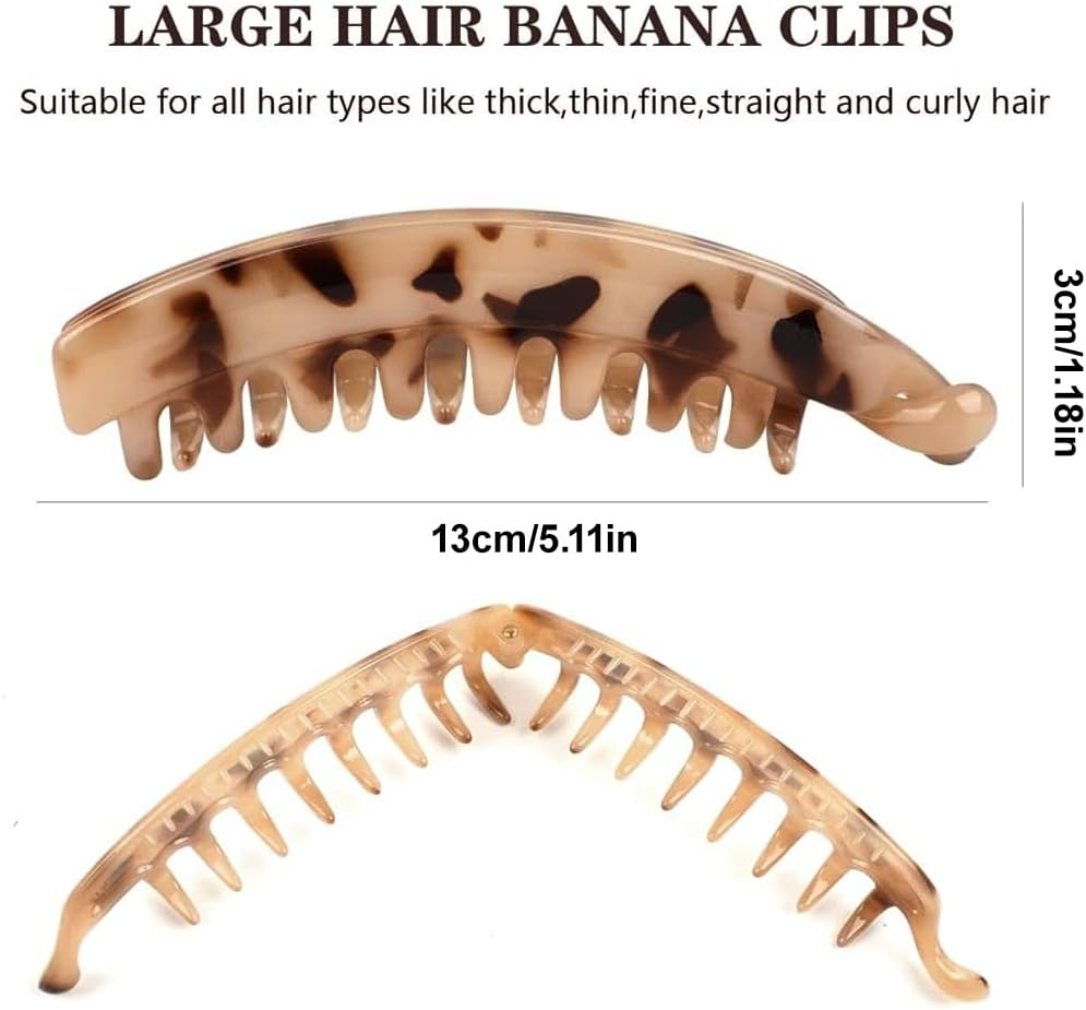 Pack of 4 Women'S Hair Pins, Ponytail Hair Clip, Thick Hair Clip for Women and Girls