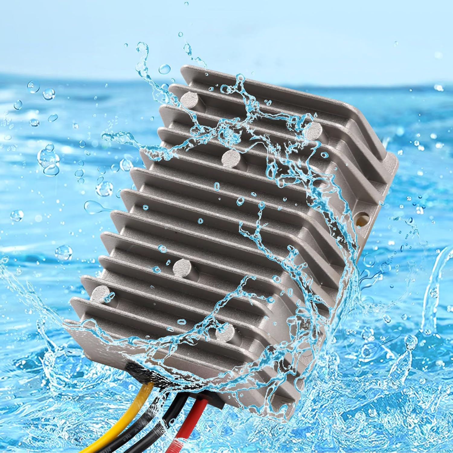 Areyourshop Waterproof Converter Regulator DC 8V-40V to 12V 20A 240W Booster/Buck Converter Step Down/Up Regulator Voltage Converter for On-Board Electrical Appliances,Led Light,Outdoor Lighting