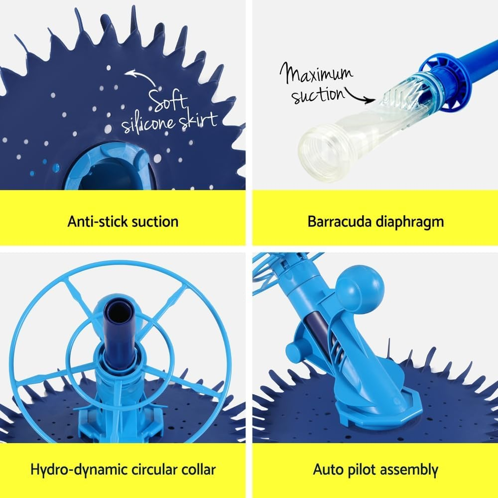 Aquabuddy Pool Cleaner Automatic Vacuum Swimming Pool Floor Climb Wall Inground image number 1