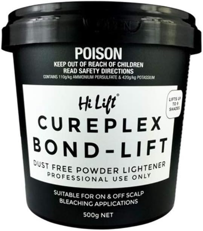 Hi Lift Bleach Cureplex Bond Dust Free Powder Lightener 500G, Hair Treatment