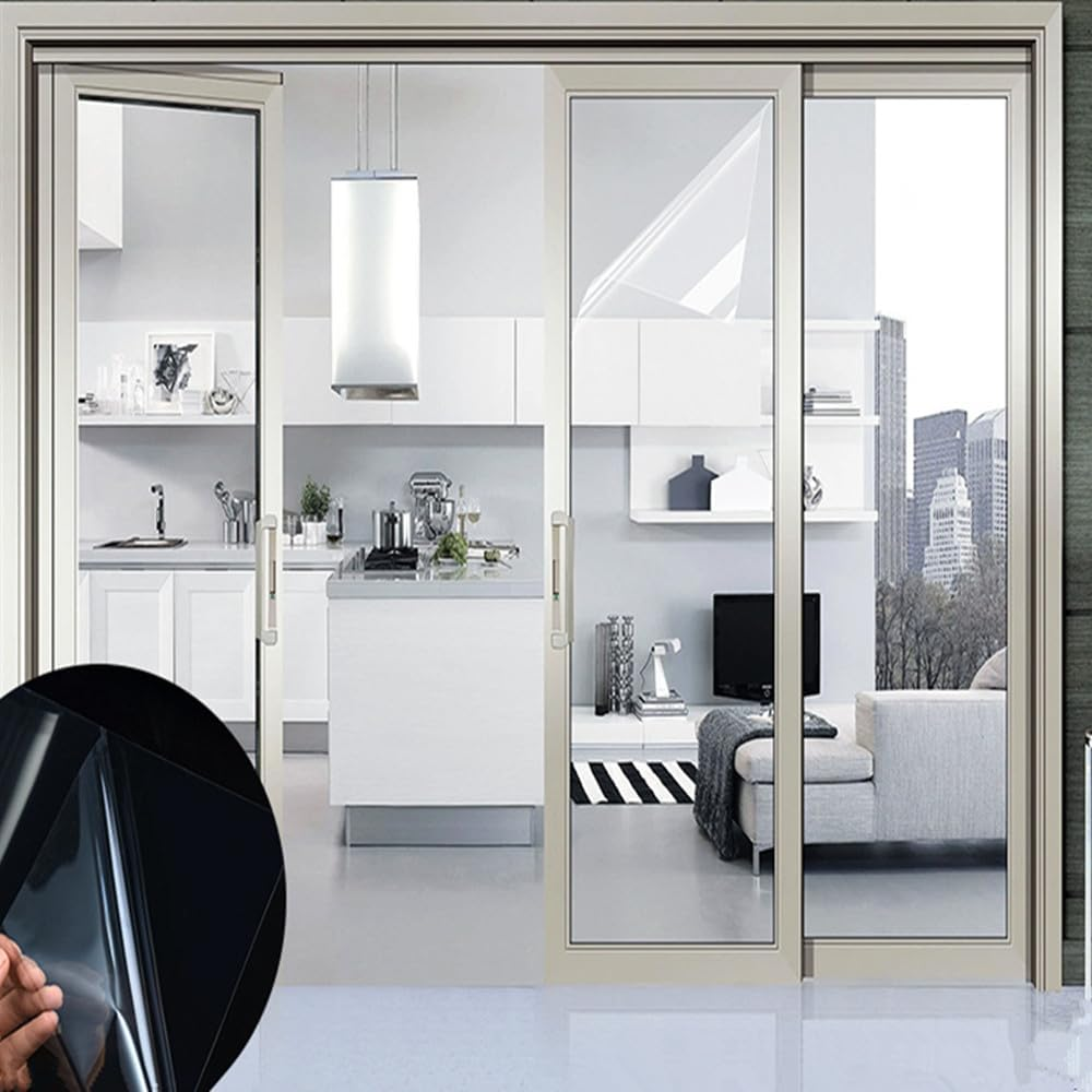 4Mil Clear Window Security Film - Shatterproof Safety Glass for Home Office Windows, Switchable, 17.7Inch X 16.5Feet (Customizable Size) image number 6