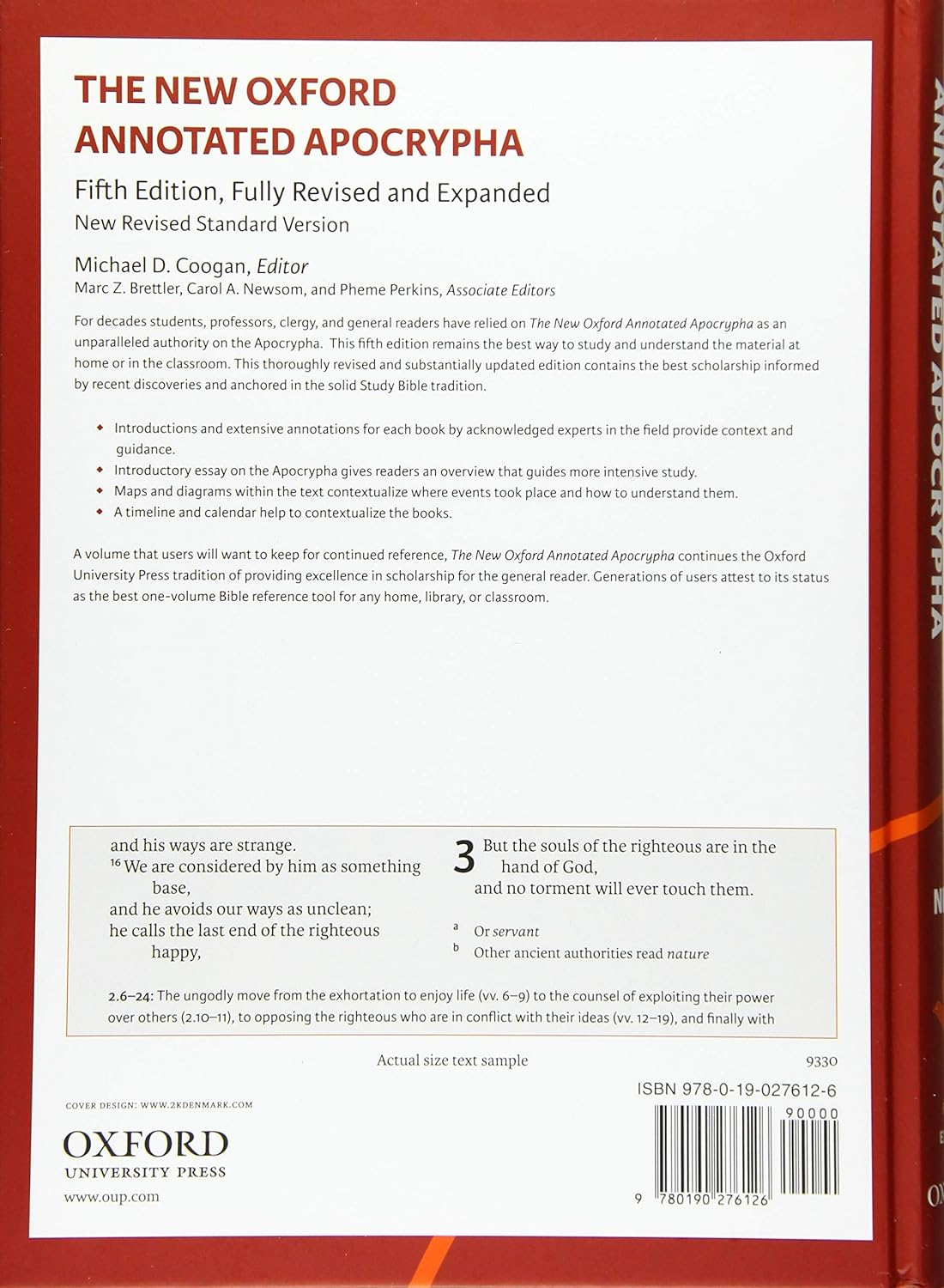 The New Oxford Annotated Apocrypha: New Revised Standard Version image number 1