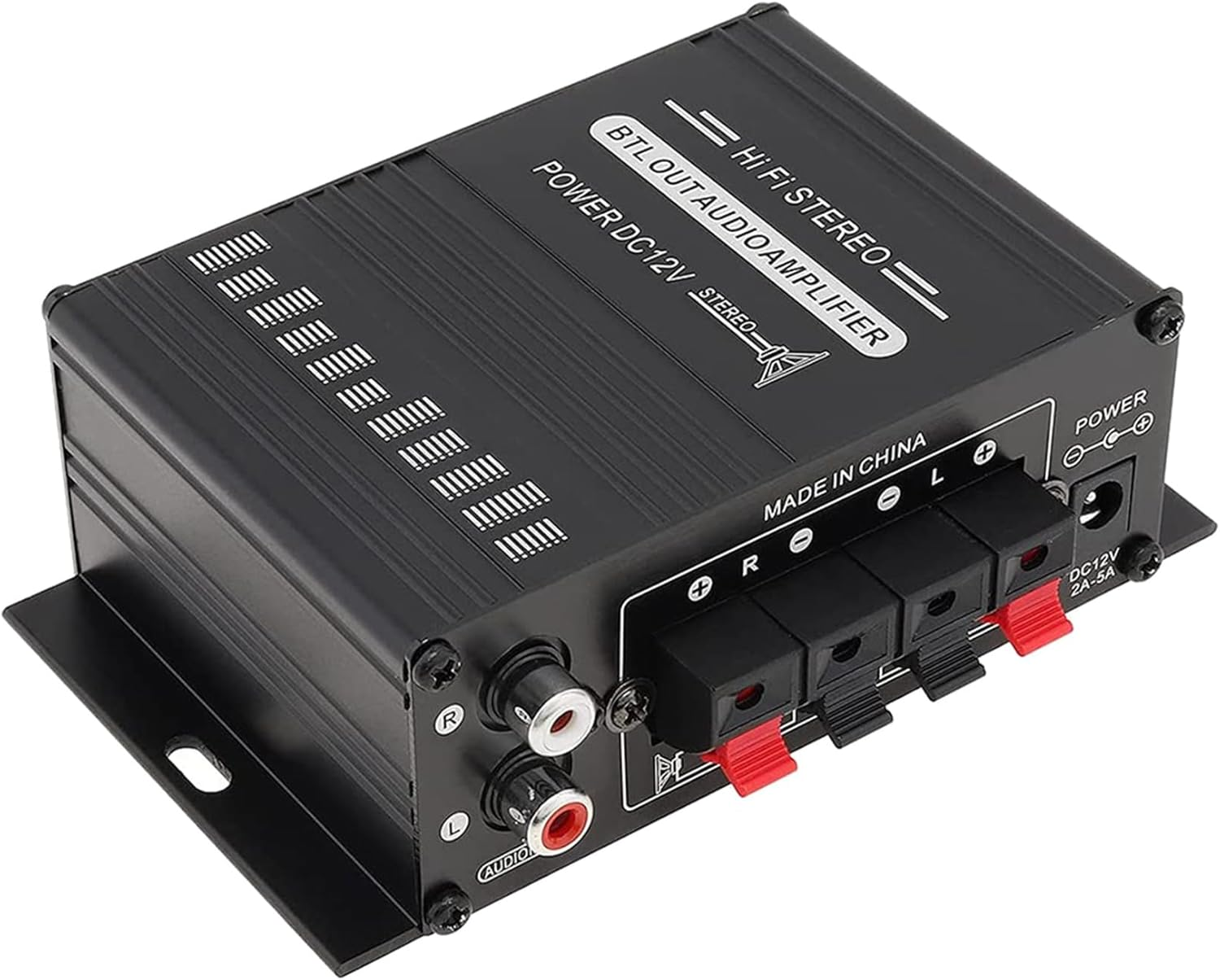 Mellisso 2X Power Amplifier Audio Karaoke Home Theater Amplifier 2 Channel Class D Amplifier USB/SD AUX Input image number 3