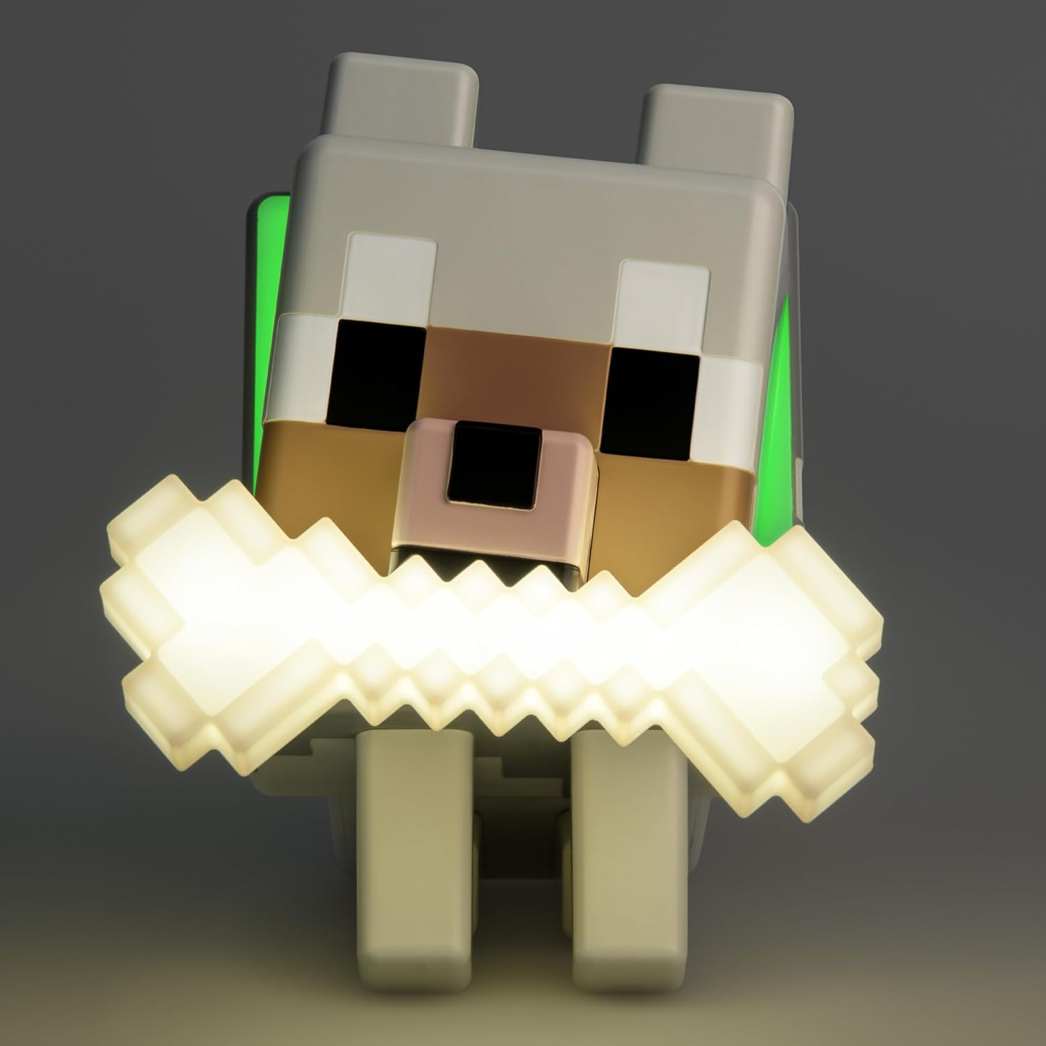 Paladone Minecraft Wolf Globuddies 3D Colour Changing Light, Officially Licensed LED Night Lamp, Tap to Change Colour, Gaming Merchandise, Battery Powered image number 5