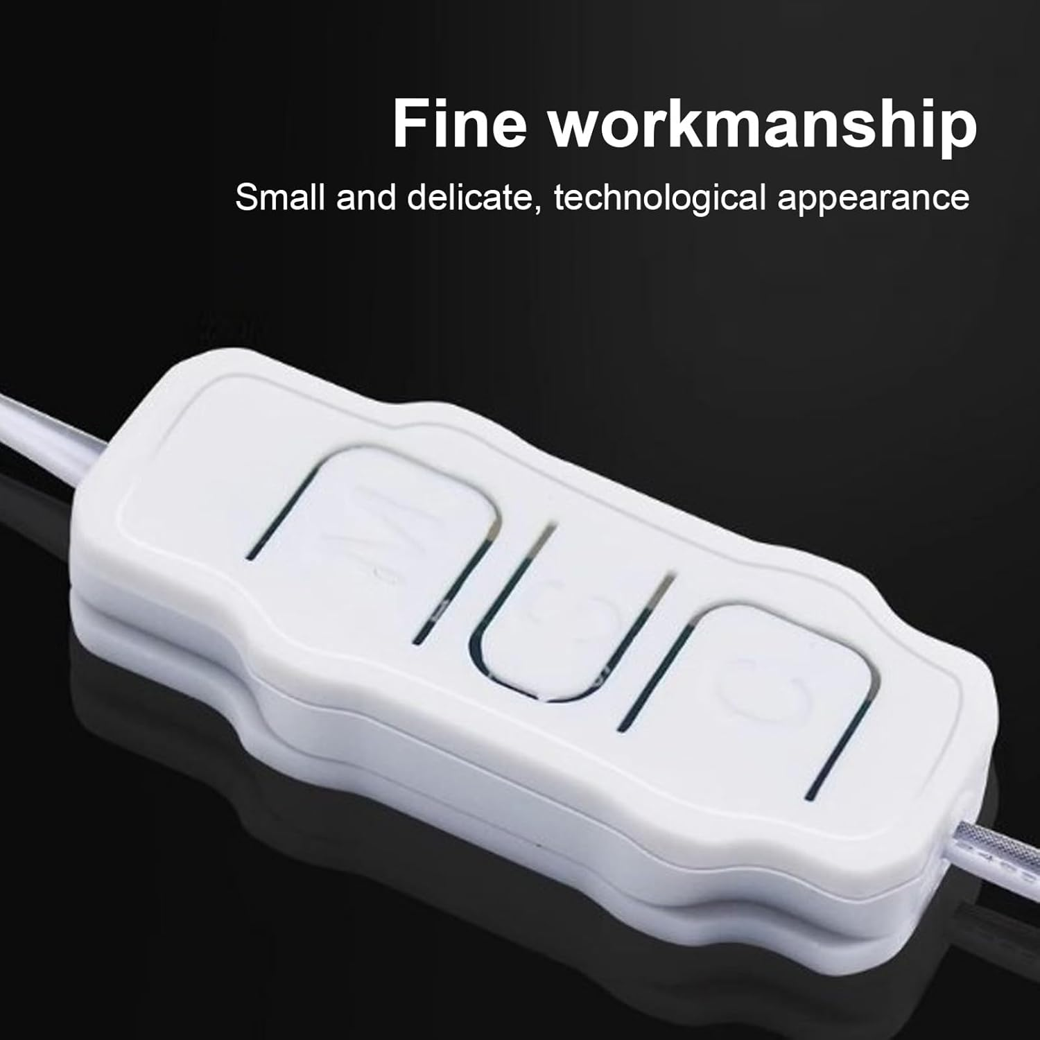 EVGATSAUTO ARGB Controller, 5V 3 Pin Power Supply Computer Hardware PC Components Desktop Accessories for PC Fans Coolers Light Strips (White) - Black image number 4