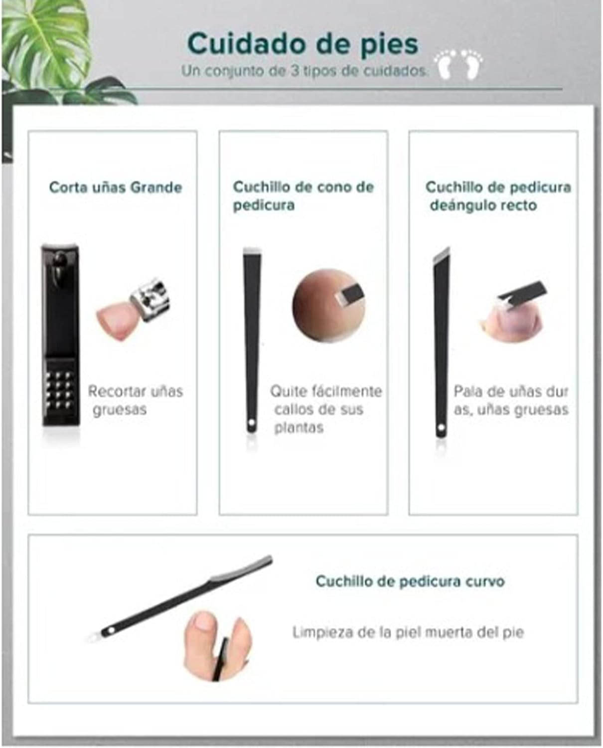 Professional Manicure Set, Nail Clippers Pedicure Kit, 23-Piece Stainless Steel Grooming Kit for Men, Boyfriend, Fathers, with Travel Case, Black image number 4