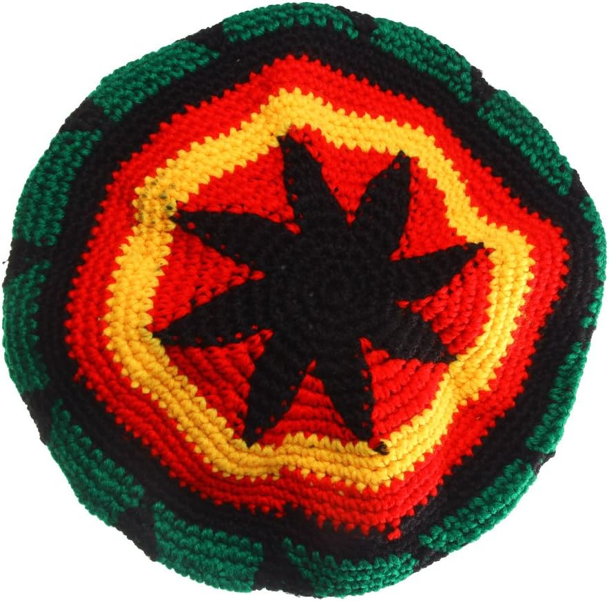 FITYLE Rasta Hat Beanie Reggae Rastafarian Jamaica Roots Tam Hat Rasta Beanie Cap