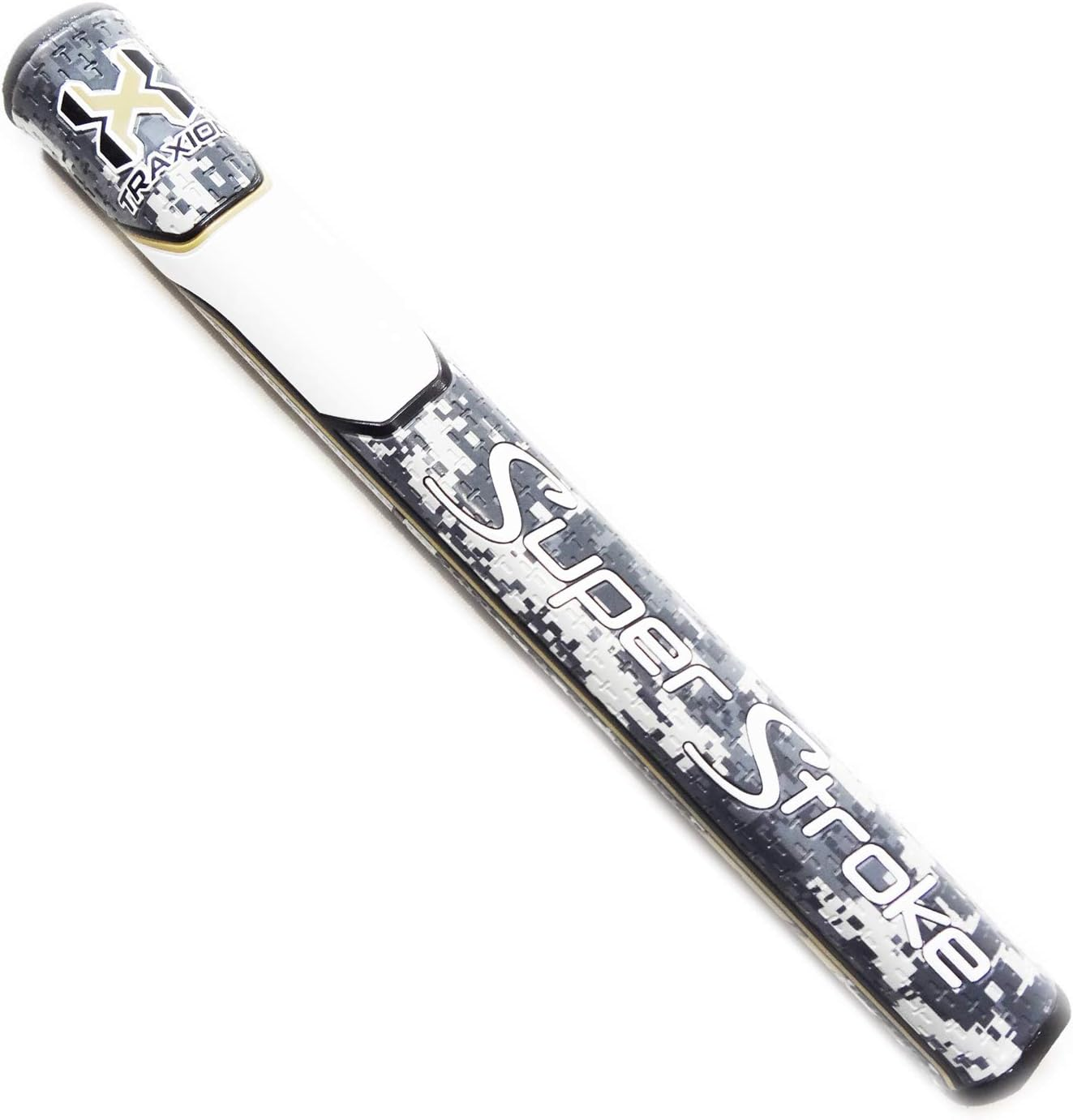 Superstroke Traxion Tour 2.0 Putter Grip | Improves Feedback and Tack, Enhances Feel and Comfort, No-Taper Technology, 10.50&rdquo; in Length, Weighs 55 Grams.
