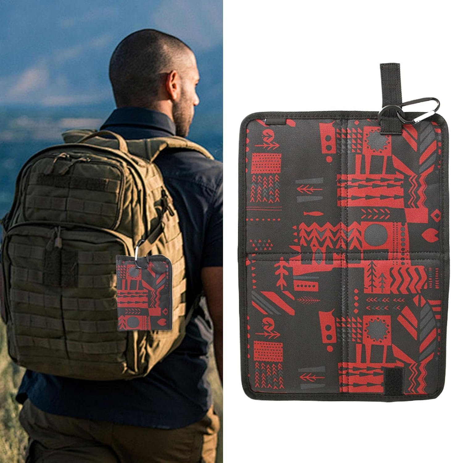 Stadium Seat Cushion - Camping Chair Pad,Portable Folding Seat Cushion for Camping Fishing Backpacking Home Picnic Stadium Hiking image number 3