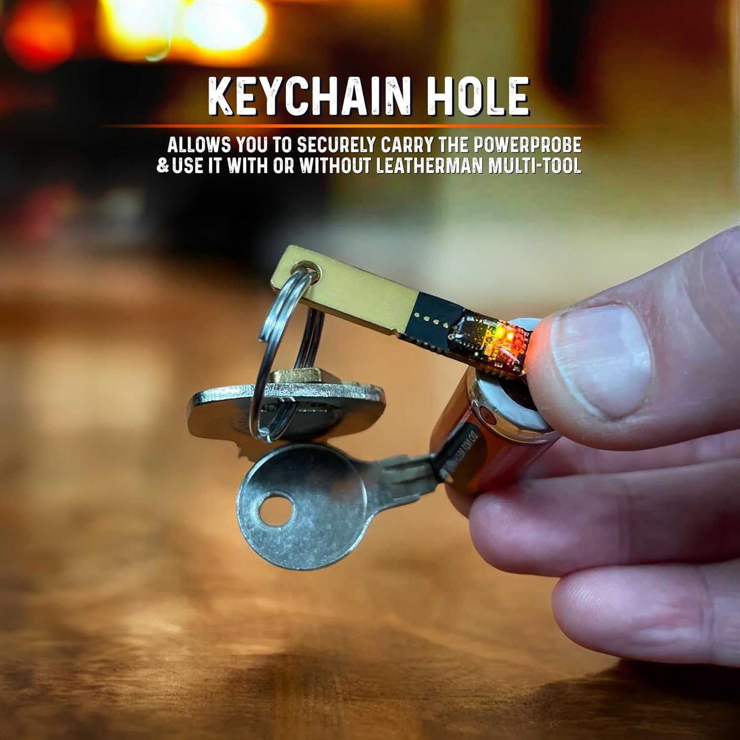 Galvanox Battery Voltage Tester Designed for Leatherman Multitools (Flat-Bit Slot Accessory) DC Voltage Meter, 2.5VDC to 30VDC