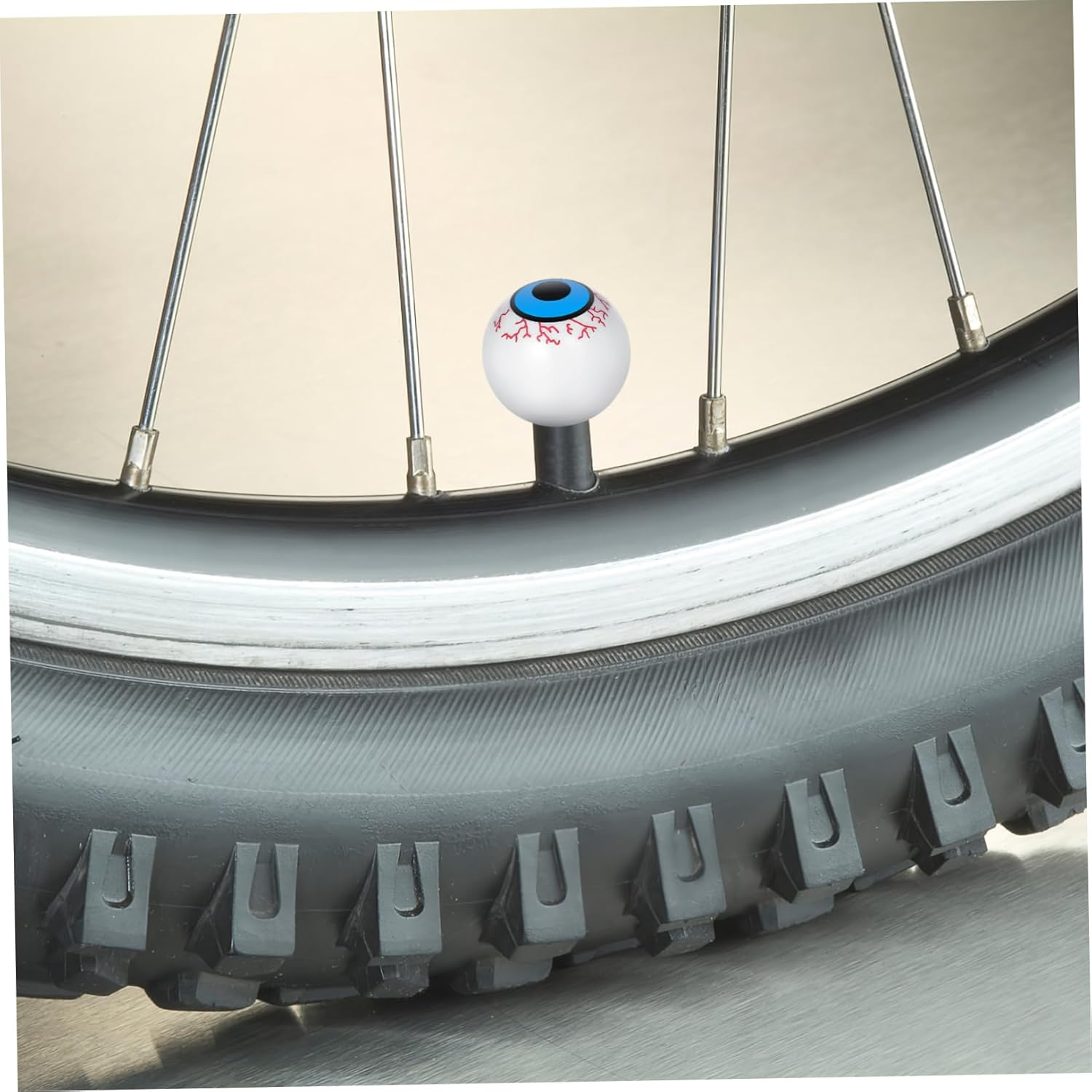 LIFKOME 24Pcs Car Tire Valve Caps Automotive Accessories Novelty Eyeball Valves Wheel Decorations image number 2
