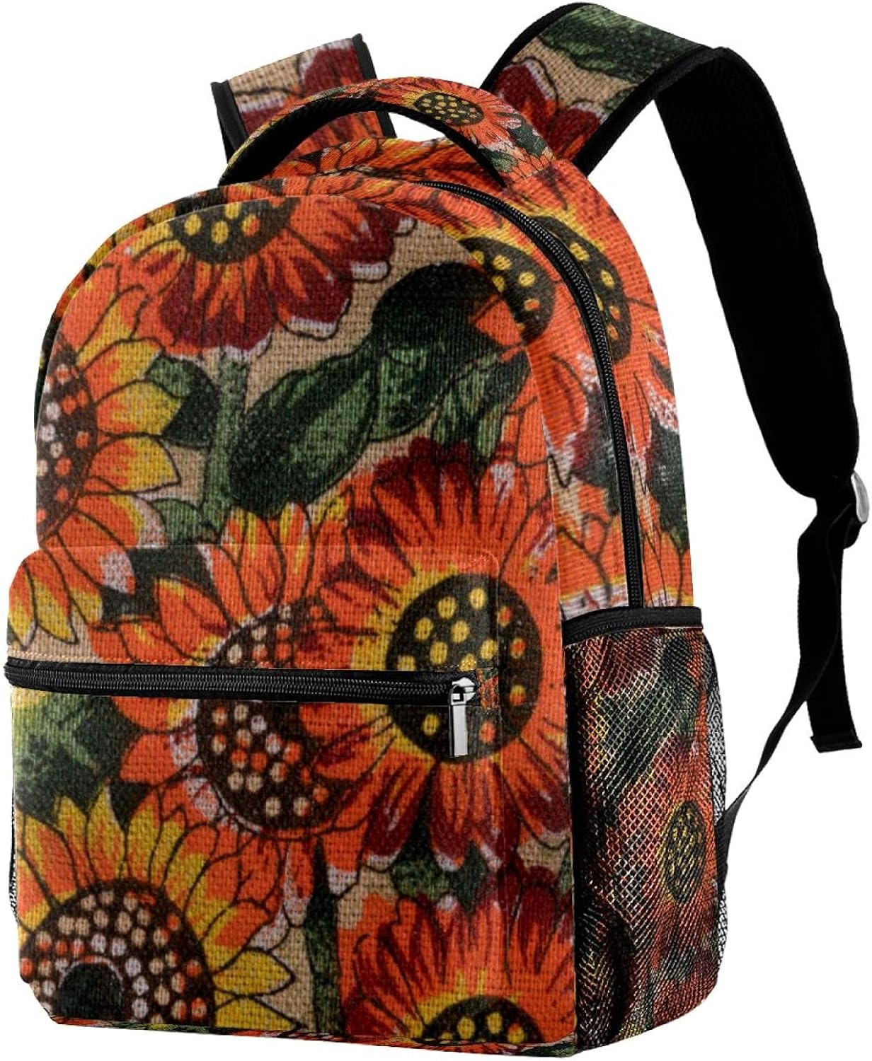 Sunflower Backpack Students Shoulder Bags Travel Bag College School Tote Backpacks