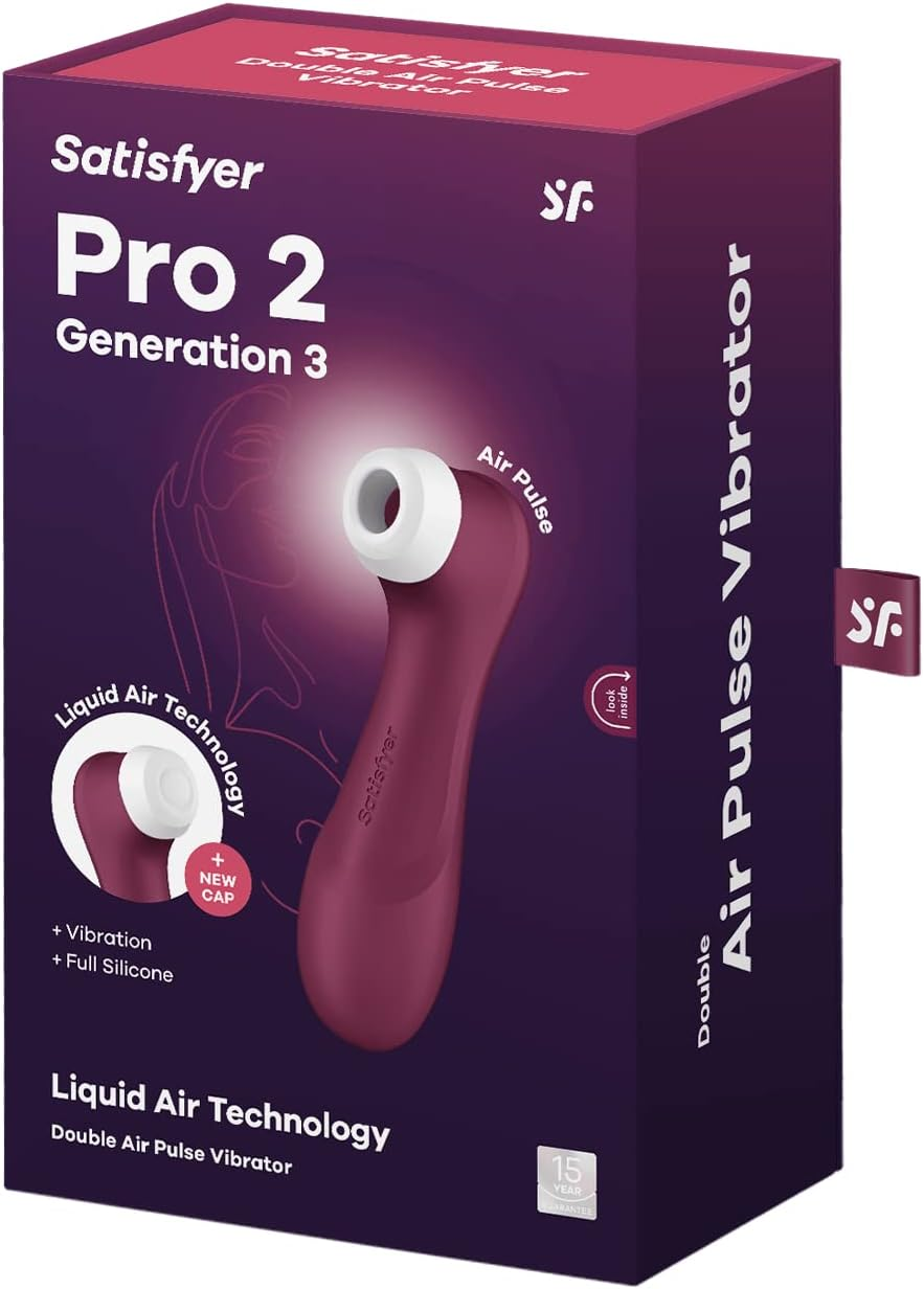 Satisfyer Pro 2 Generation 3 with Liquid Air - Wine Red
