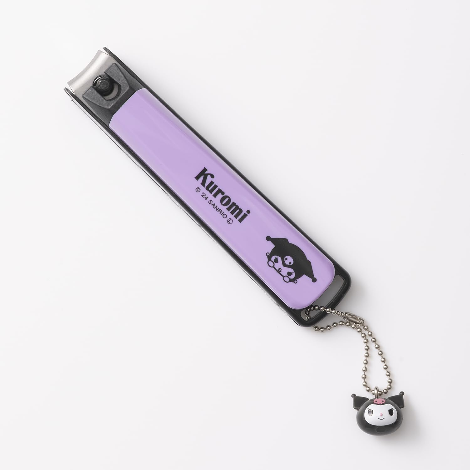 Kai Kuromi Nail Clippers M Nail Clippers Gift Present with Charm Sanrio KK2604 image number 3