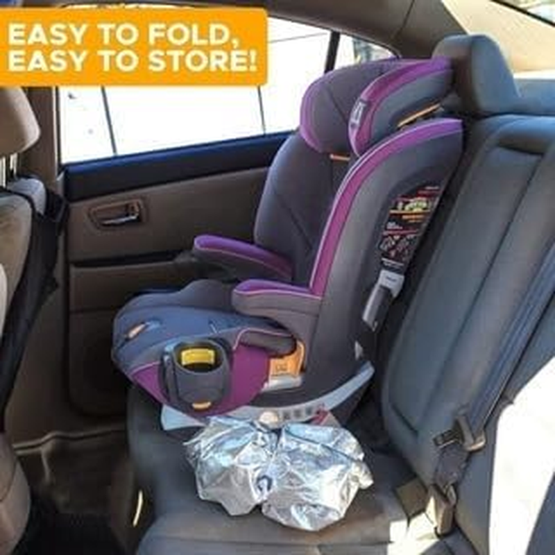 Car Seat Sun Shade Cover,Infant Car Seat UV Protection Cover Protector,Car Seat Shade Reflector UV Ray,Keeps Your Toddler Baby Seat at a Cool Temperature,Cooling Car Seat Cover image number 4