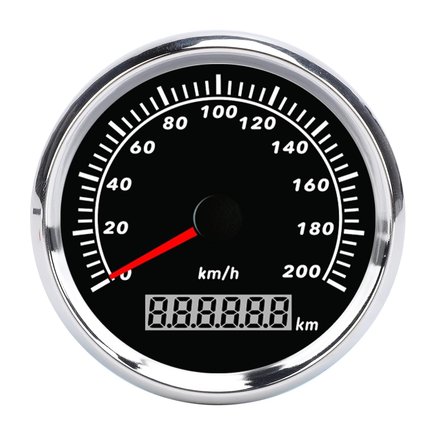 ​85MM GPS Speedometer Gauge, 9-32V Waterproof & Antifog Digital GPS Speedometer Odometer with 7 Color LED Backlight Universal Marine Speedometer for Car Truck Yacht Motorcycle image number 5