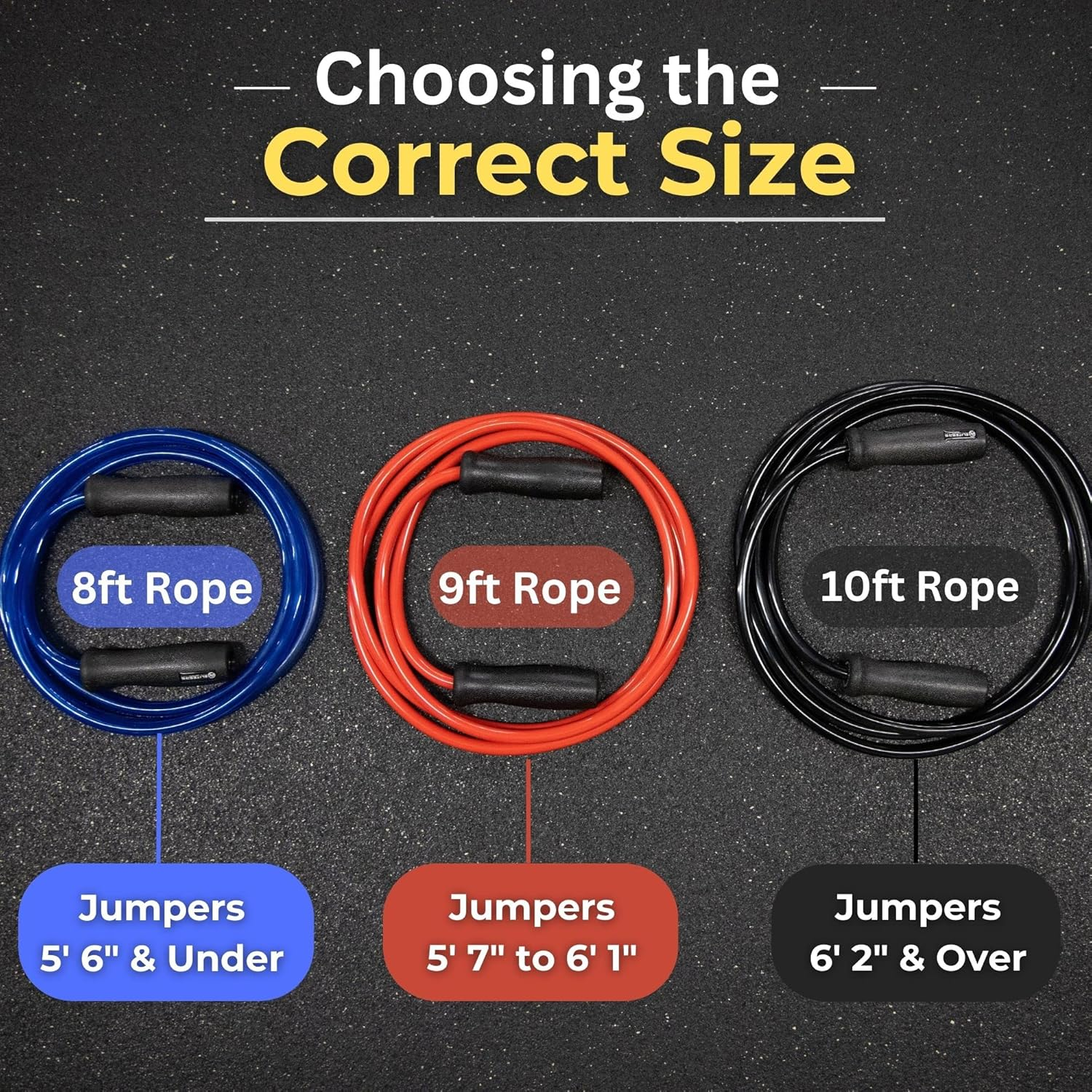 Elitesrs Muay Thai Power Rope 2.0 - Thick 12Mm PVC Cord - Heavy Training Jump Rope (1.3LB) - Upgraded with Dual Ball Bearings for Smooth Spin - Heavy Duty 4.75" Handles - Crimson Red - 9Ft image number 3