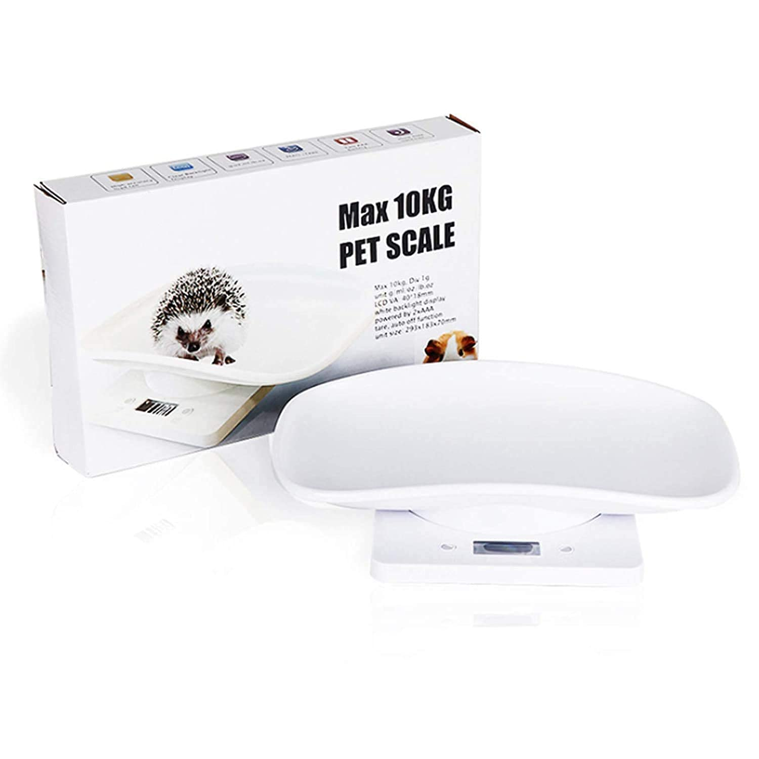 Digital Pet Scale Multi-Function Food Weight Scale, Smart Small Baby Pet Dog Cat Scale 22 Pound (Lbs) Capacity, Accurate Digital Scale for Baby Food Accurately/Puppy/Cat/Small Animals (1) image number 6