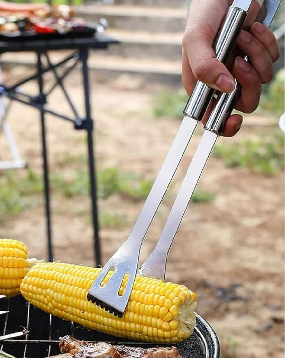 YAOYAOLING 15 PCS BBQ Grill Accessories Stainless Steel,Great Gift for Birthday or Father&rsquo;S Day by Home-Complete image number 4