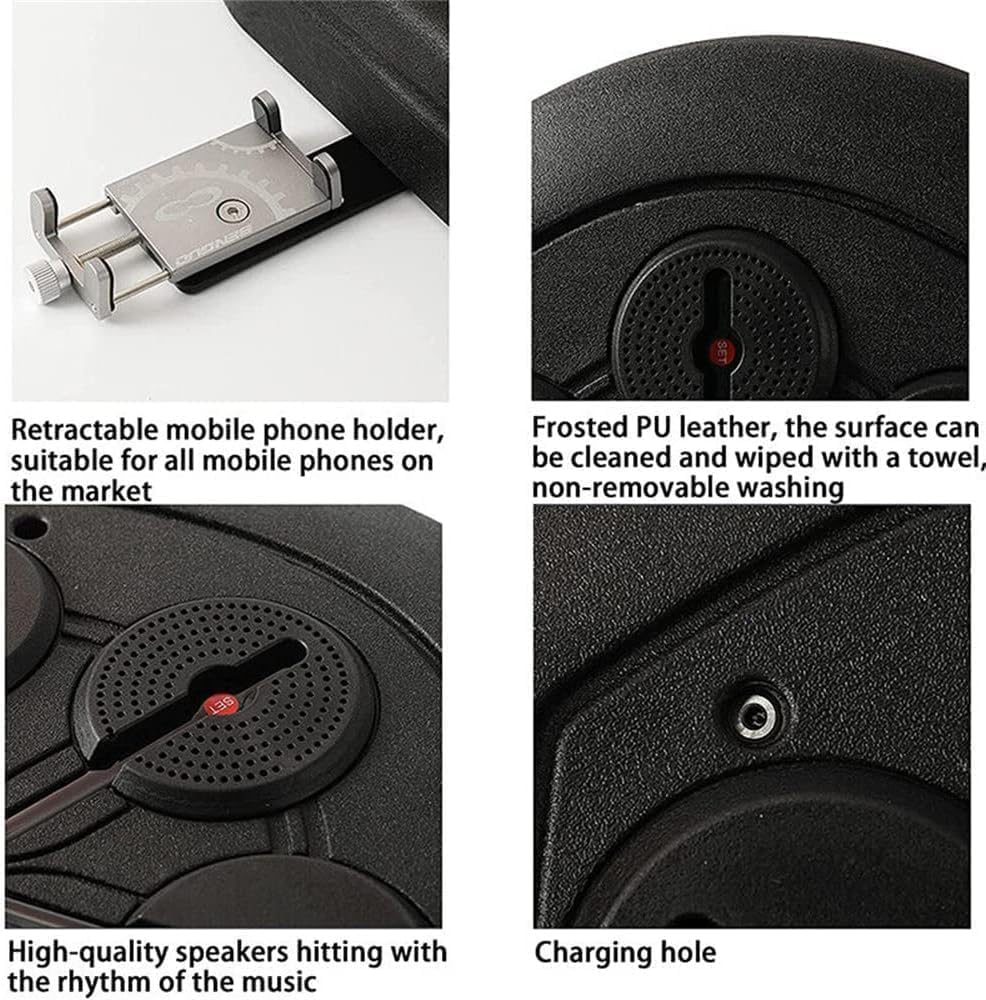 Riksam Music Electronic Boxing Wall Target, Punching Bag Training Boxing Reaction Machine,Target Boxing Mat Wall Target APP Bluetooth Connection (Boxing Machine & Gloves) image number 2