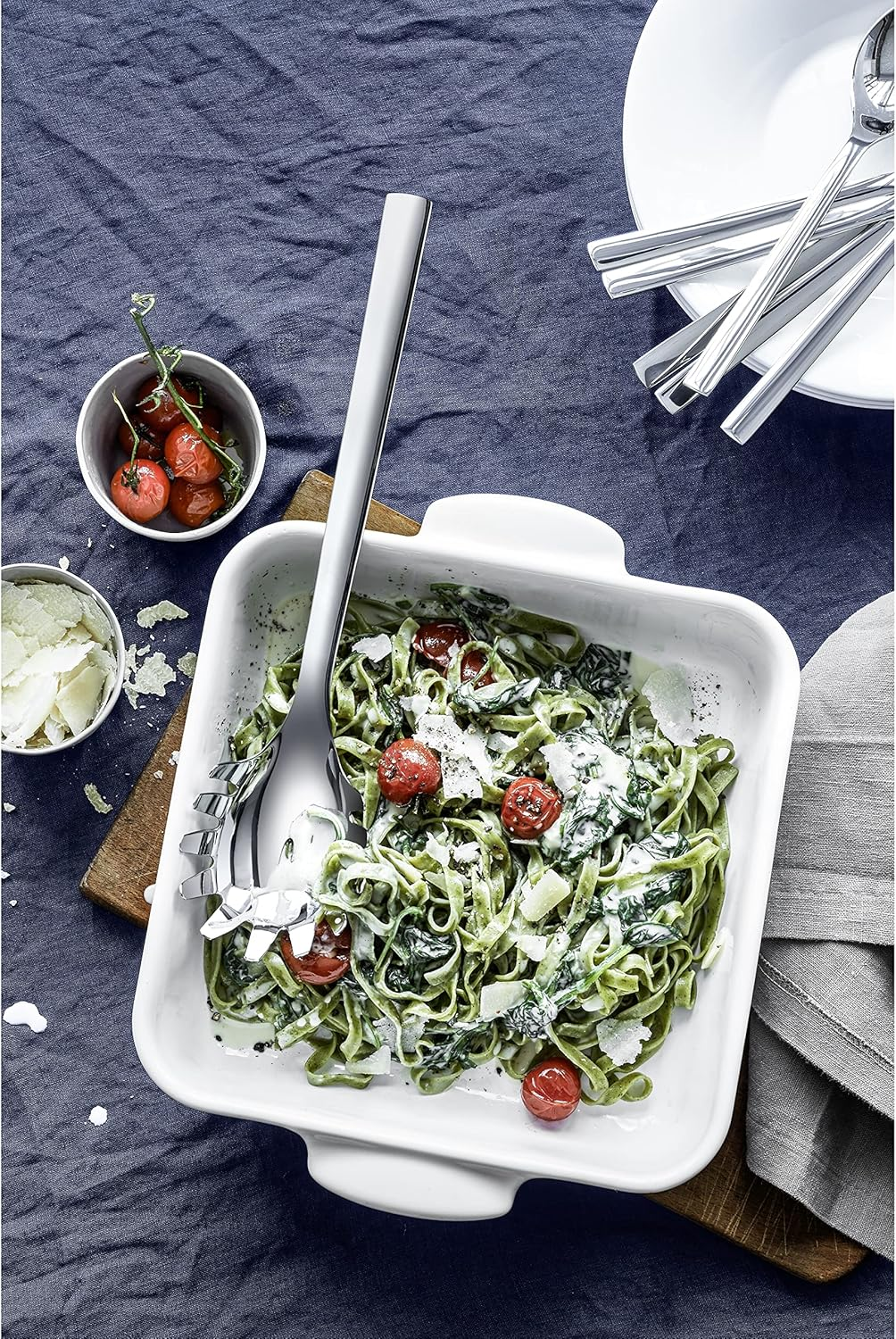 WMF Nuova Cromargan Pasta Spoon, Silver image number 2