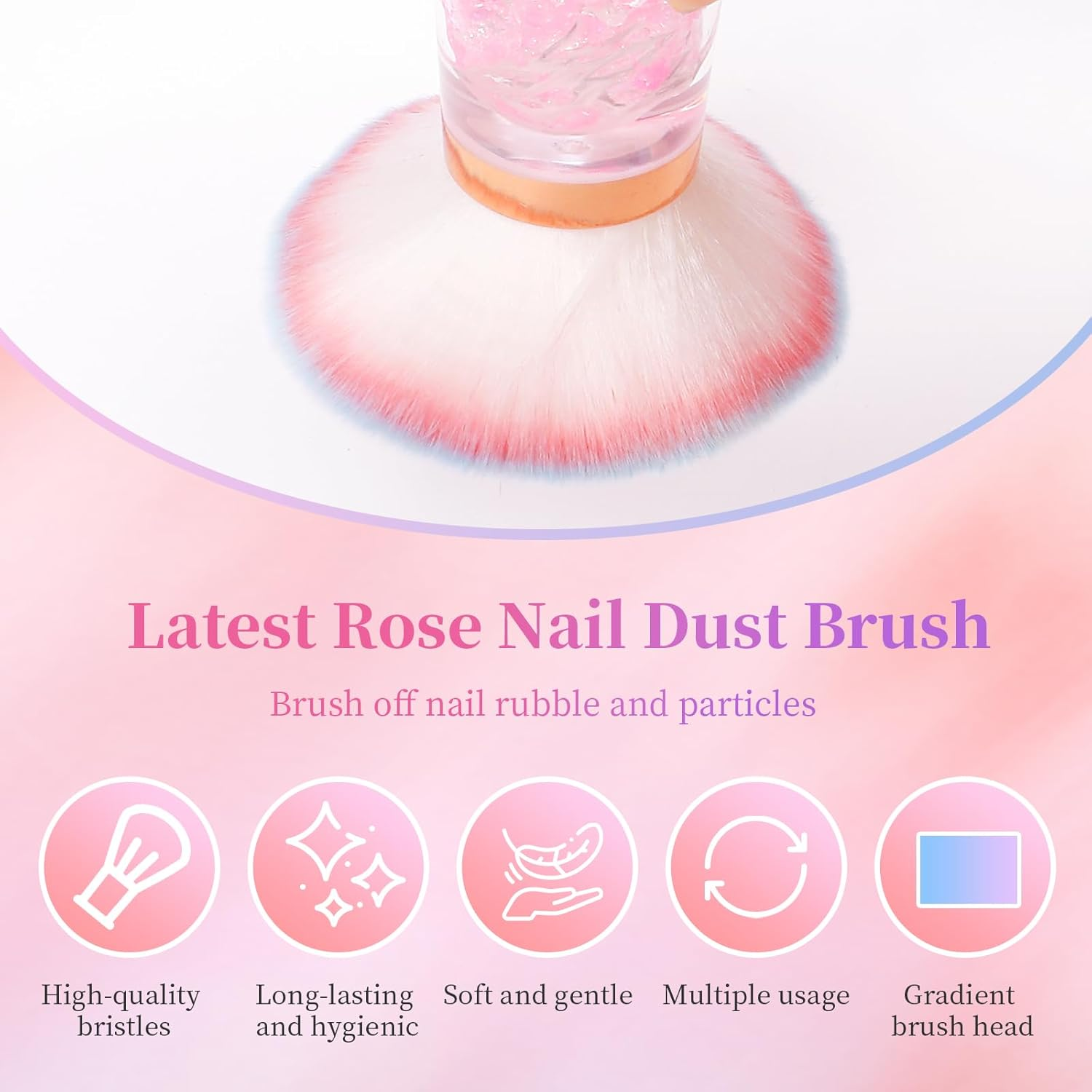 Nail Dust Brush (Round) image number 5